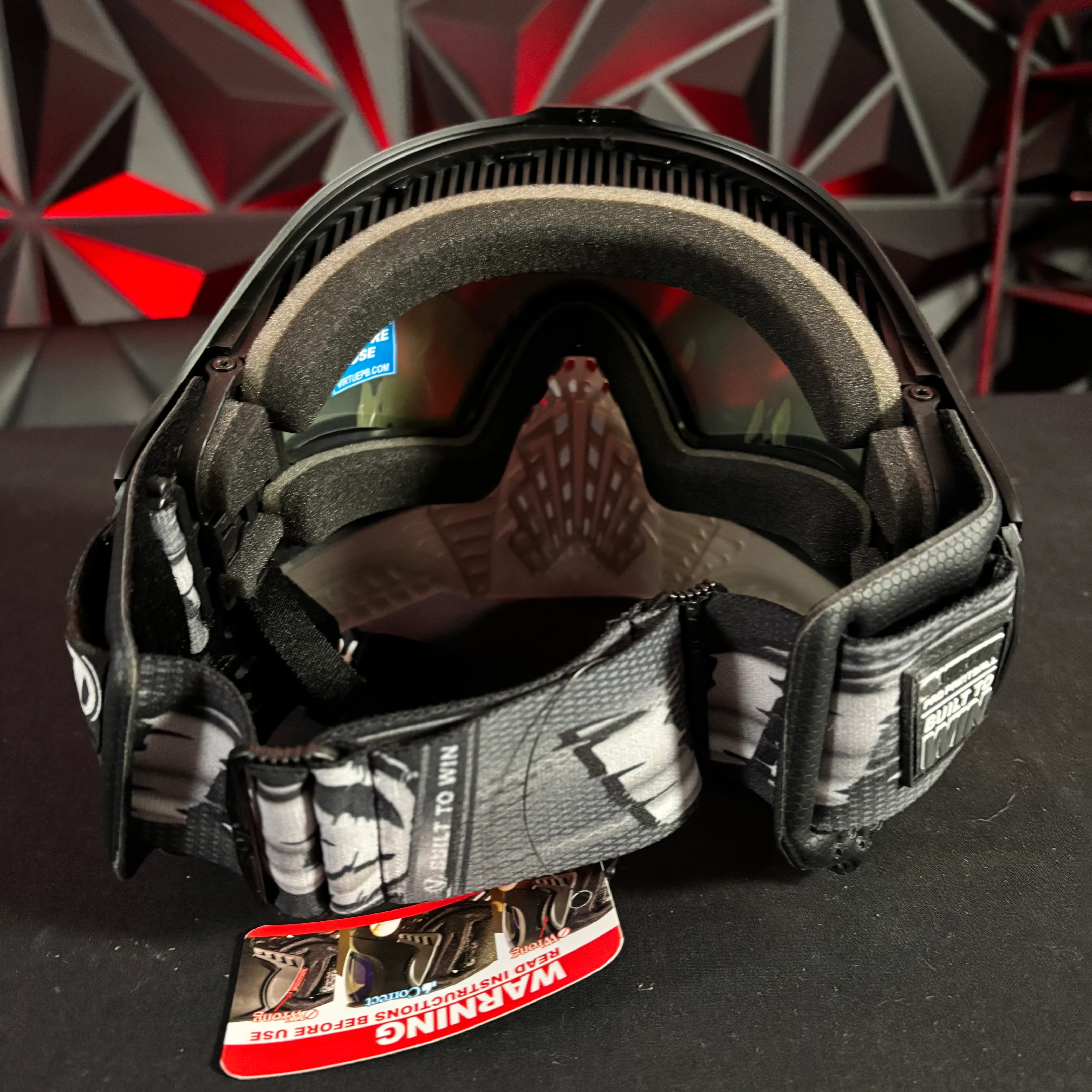 Used *Display* Virtue Vio Extend XS 2 Paintball Mask - Clear - Image 3