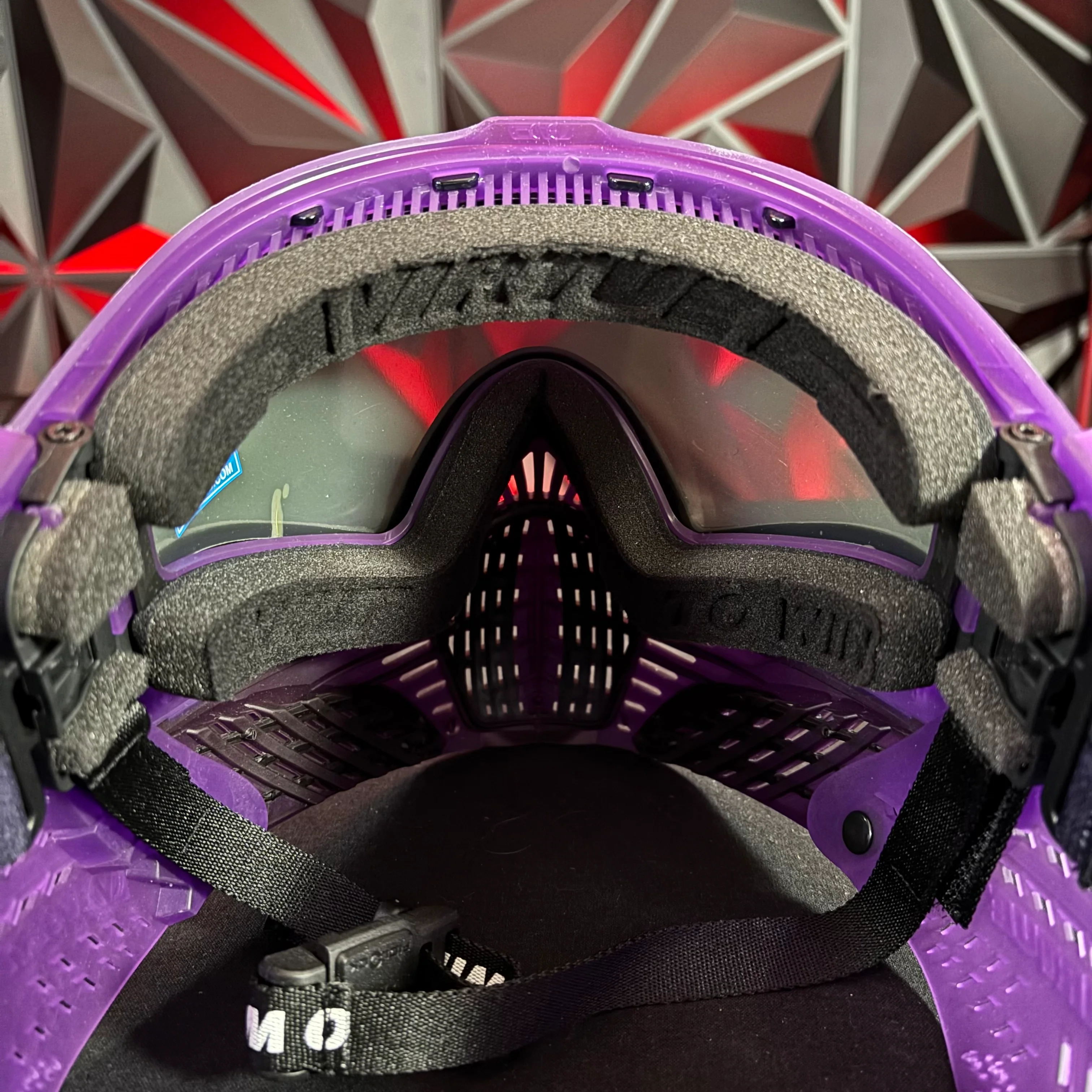 Used *Display* Virtue Vio X6 Paintball Mask - Purple Storm - Image 4