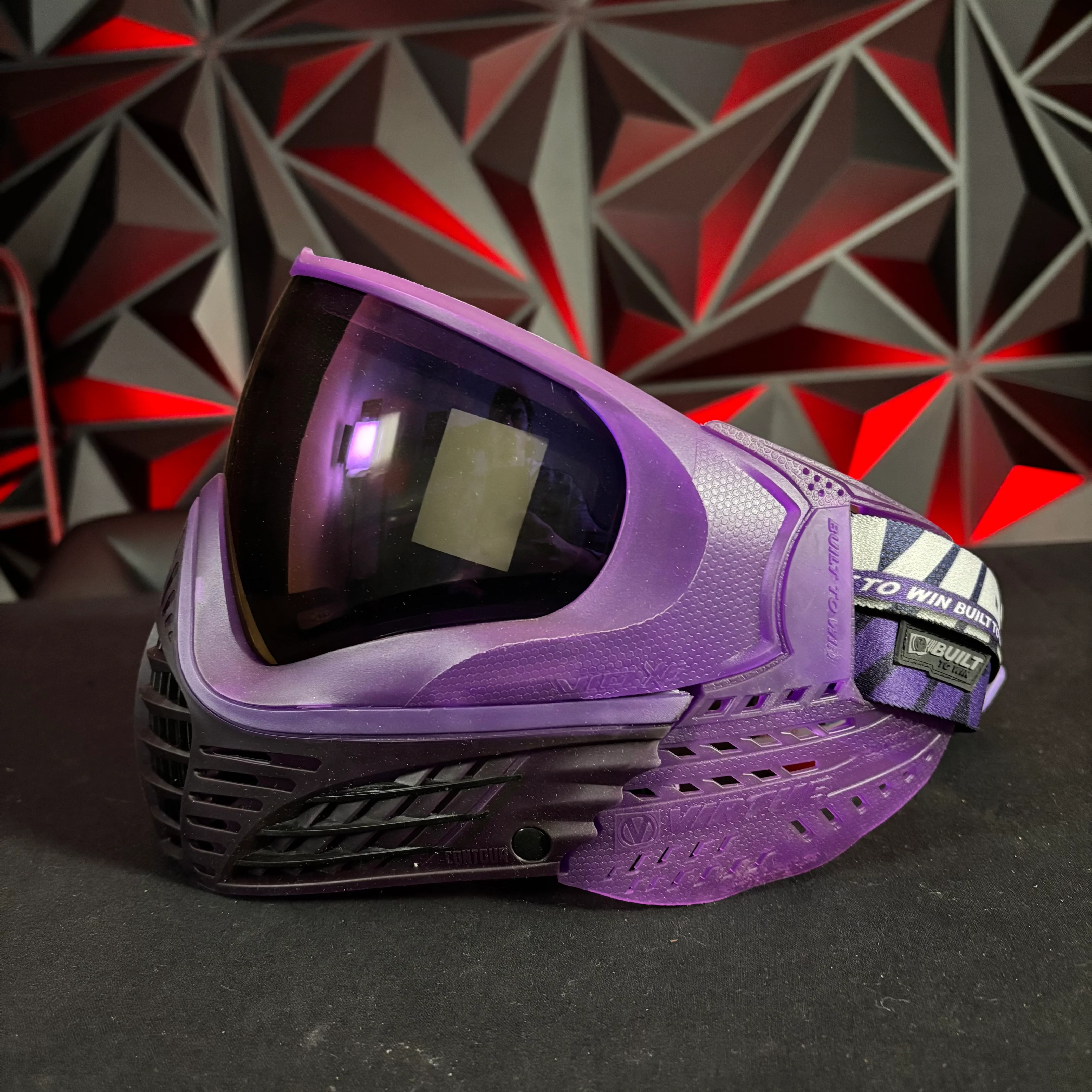 Used *Display* Virtue Vio X6 Paintball Mask - Purple Storm - Image 5