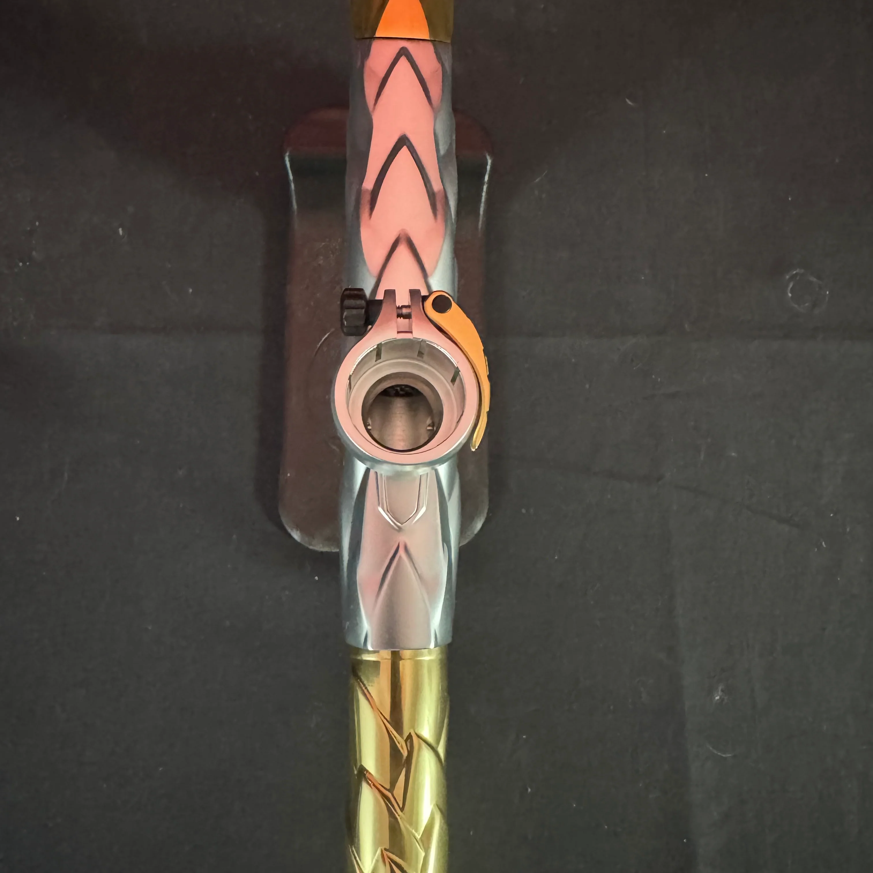 Used Adrenaline Luxe IDOL Paintball Gun - Silver/Gold w/Matching Mech Frame & Turbo Valve - Image 12