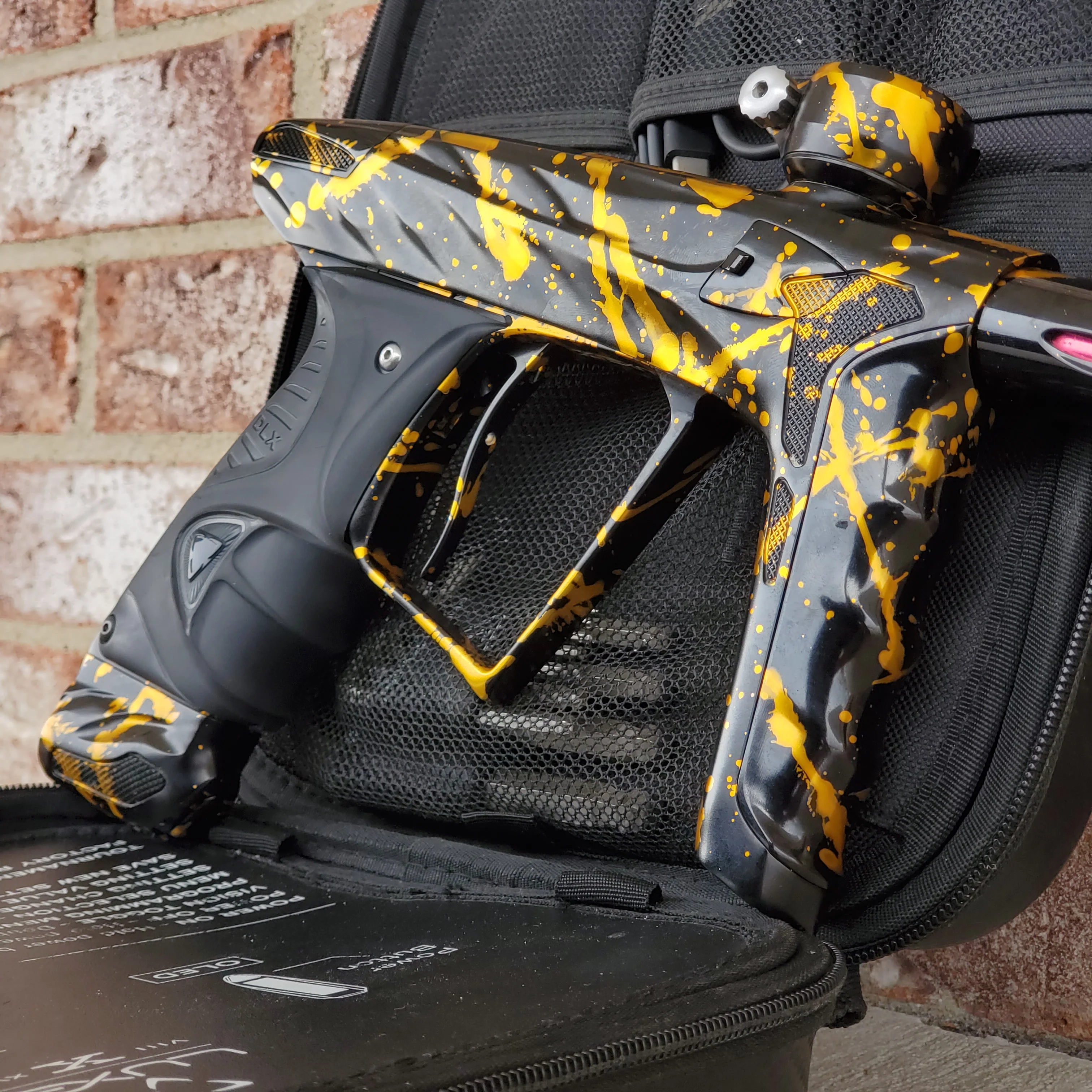 Used DLX HK Army A51 Luxe X Paintball Gun - Black / Gold - Image 2