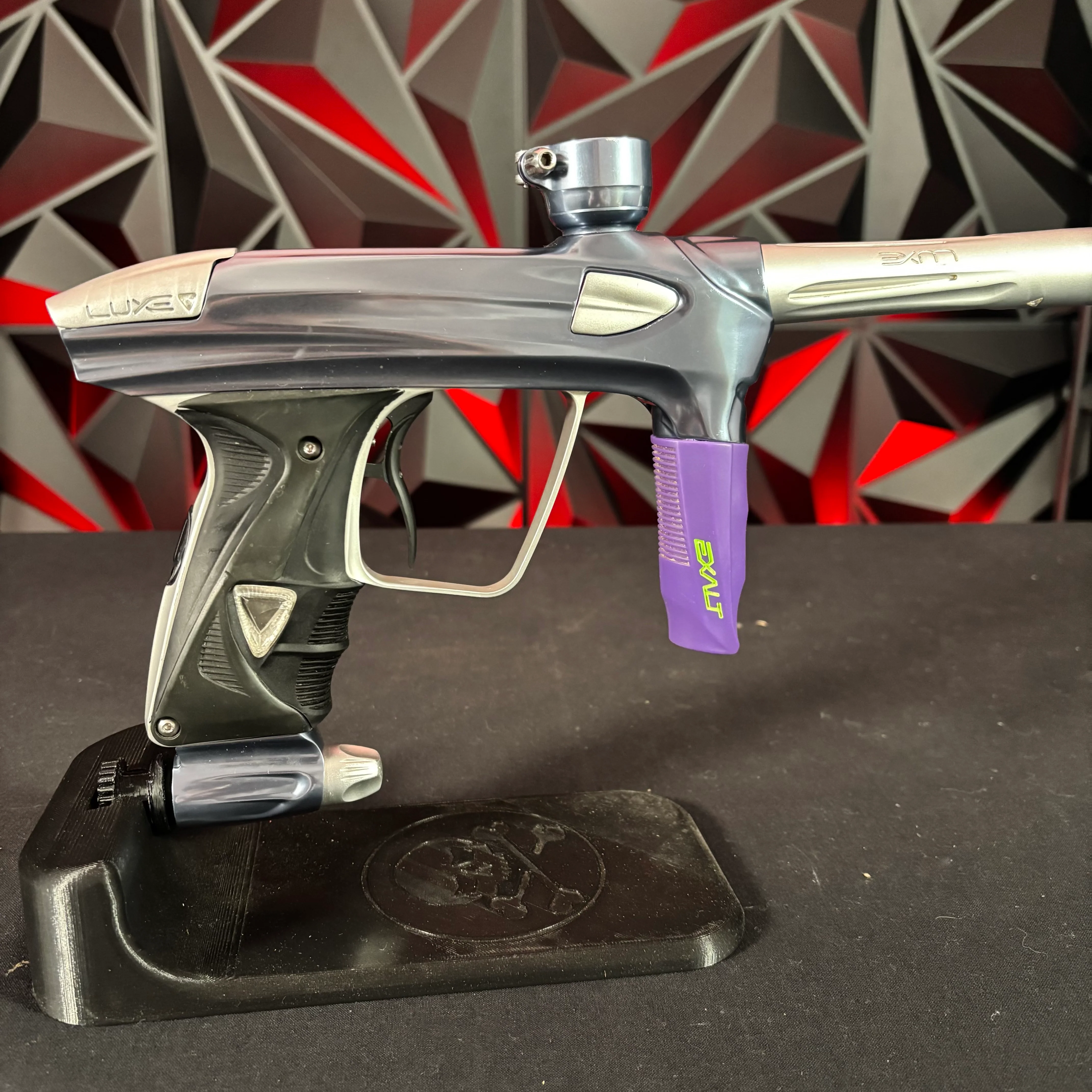 Used DLX Luxe 1.0 Paintball Gun - Light Blue/ Silver - Image 2