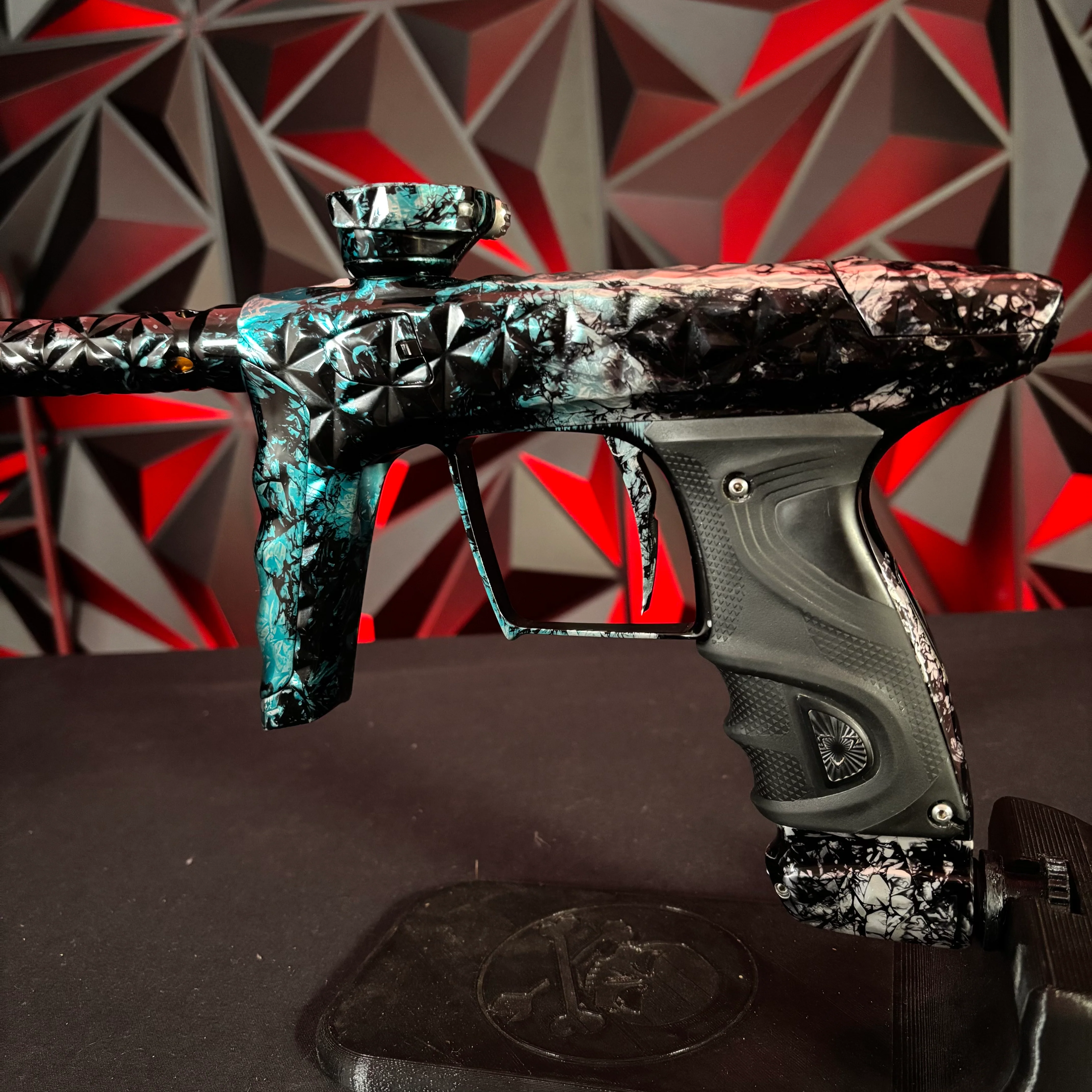 Used DLX LUXE "Adrenaline" TM40 Paintball Gun - Smokey Gem w/Matching Adrenaline Mech Frame - Image 3