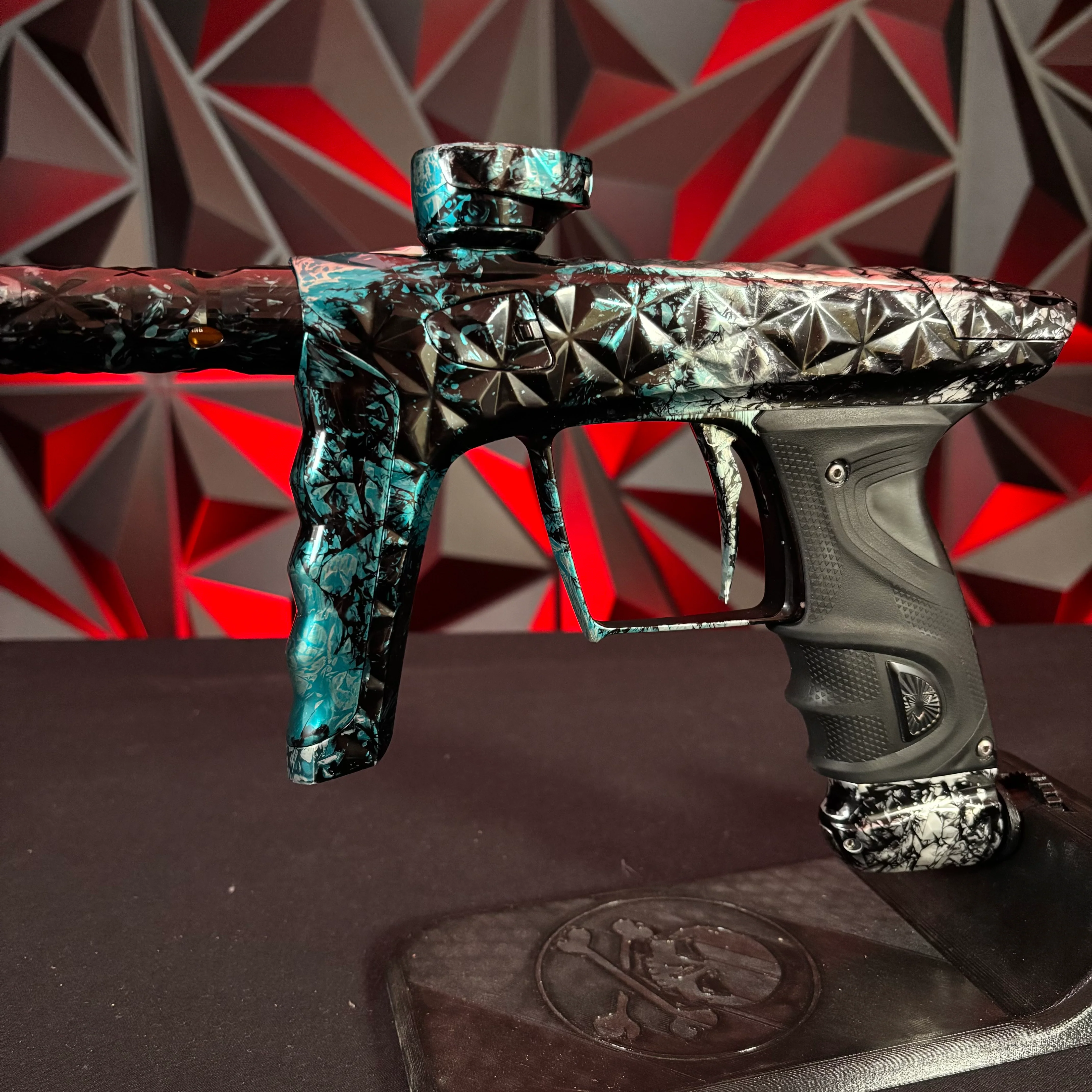 Used DLX LUXE "Adrenaline" TM40 Paintball Gun - Smokey Gem w/Matching Adrenaline Mech Frame - Image 5