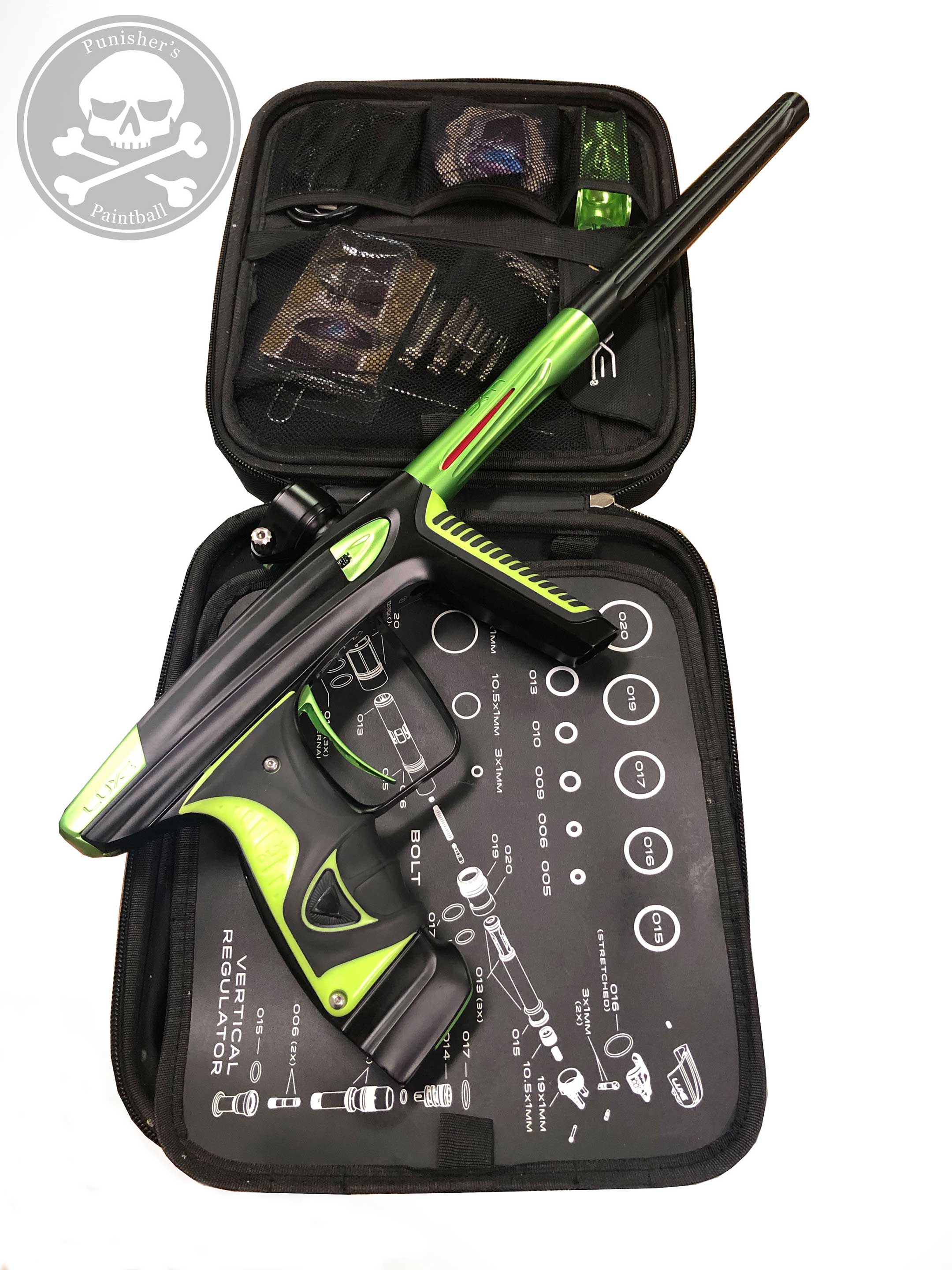 Used DLX Luxe Ice -  Dust Black/Gloss Lime - Image 2