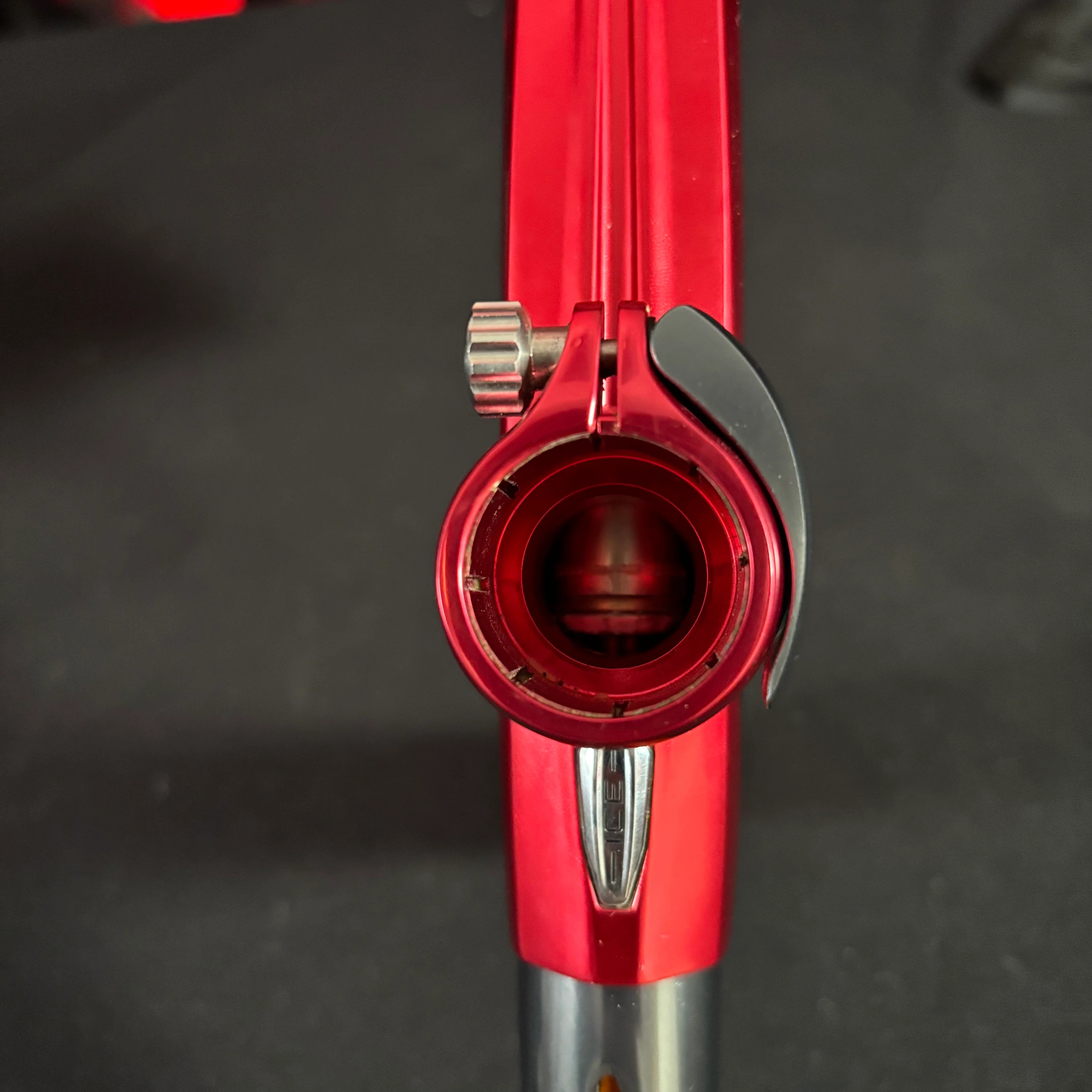 Used DLX Luxe Ice Paintball Gun - Red/ Pewter - Image 9