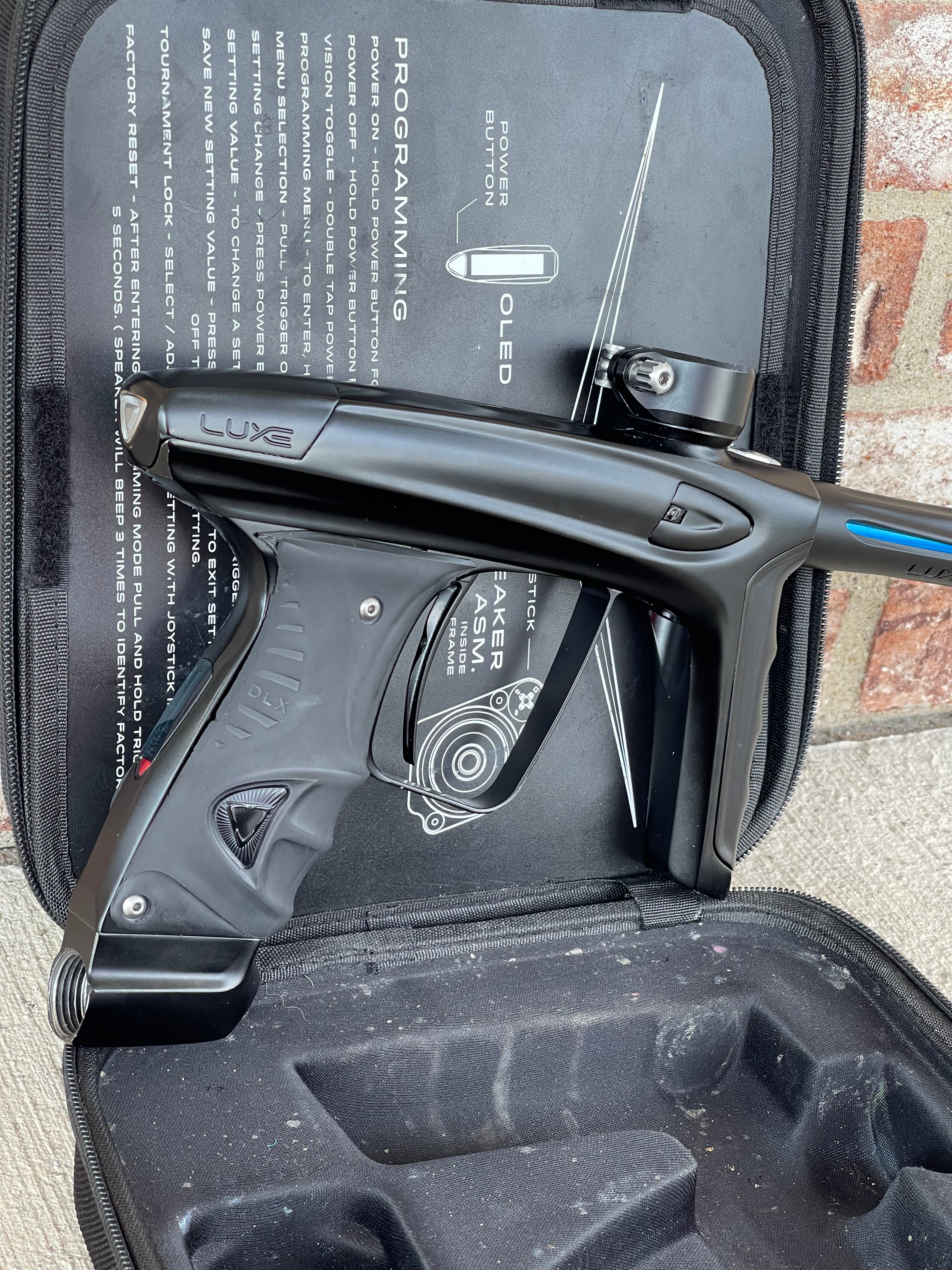Used DLX Luxe Ice Paintball Gun - Dust Black - Image 16