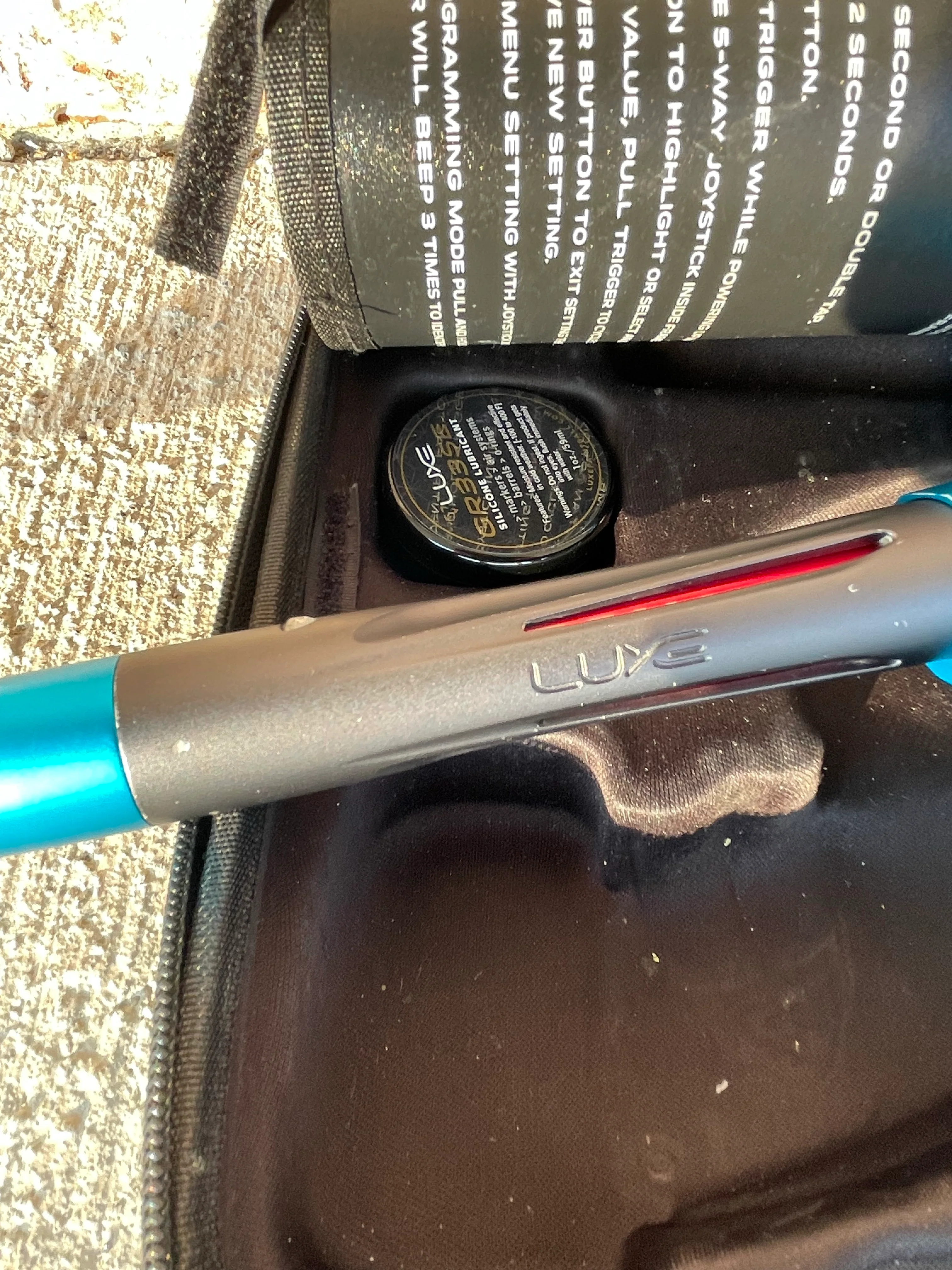 Used DLX Luxe Ice Paintball Gun - Dust Blue/Dust Pewter - Image 8