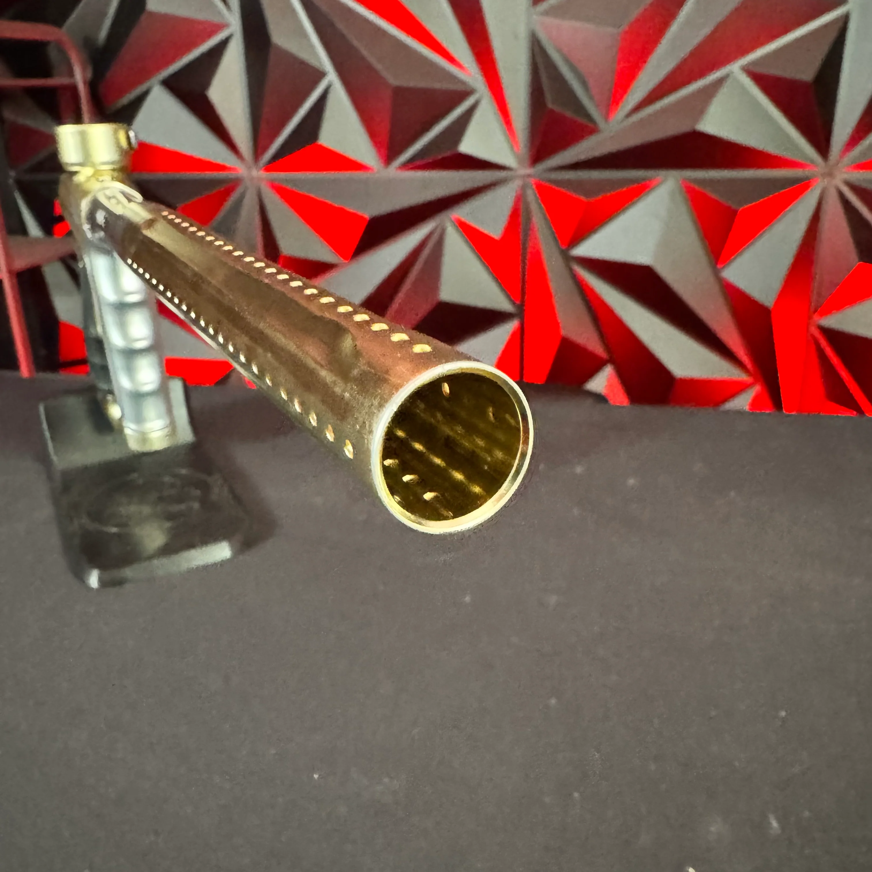 Used DLX Luxe Ice Paintball Gun - Dust Gold/Silver w/ Deuce Trigger, Rubber Front & Back grip, & Extra Battery - Image 9