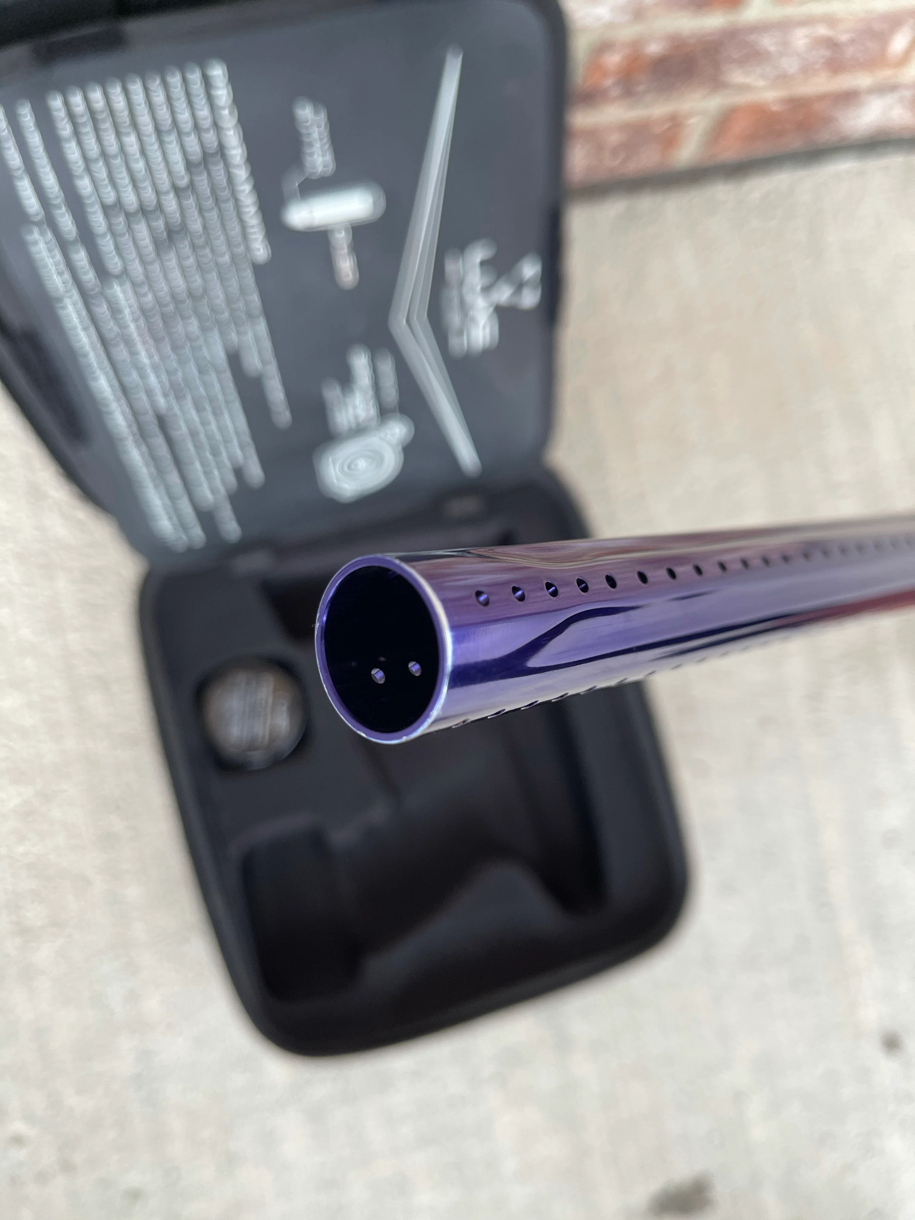 Used DLX Luxe Ice Paintball Gun - Gloss/Purple - Image 8