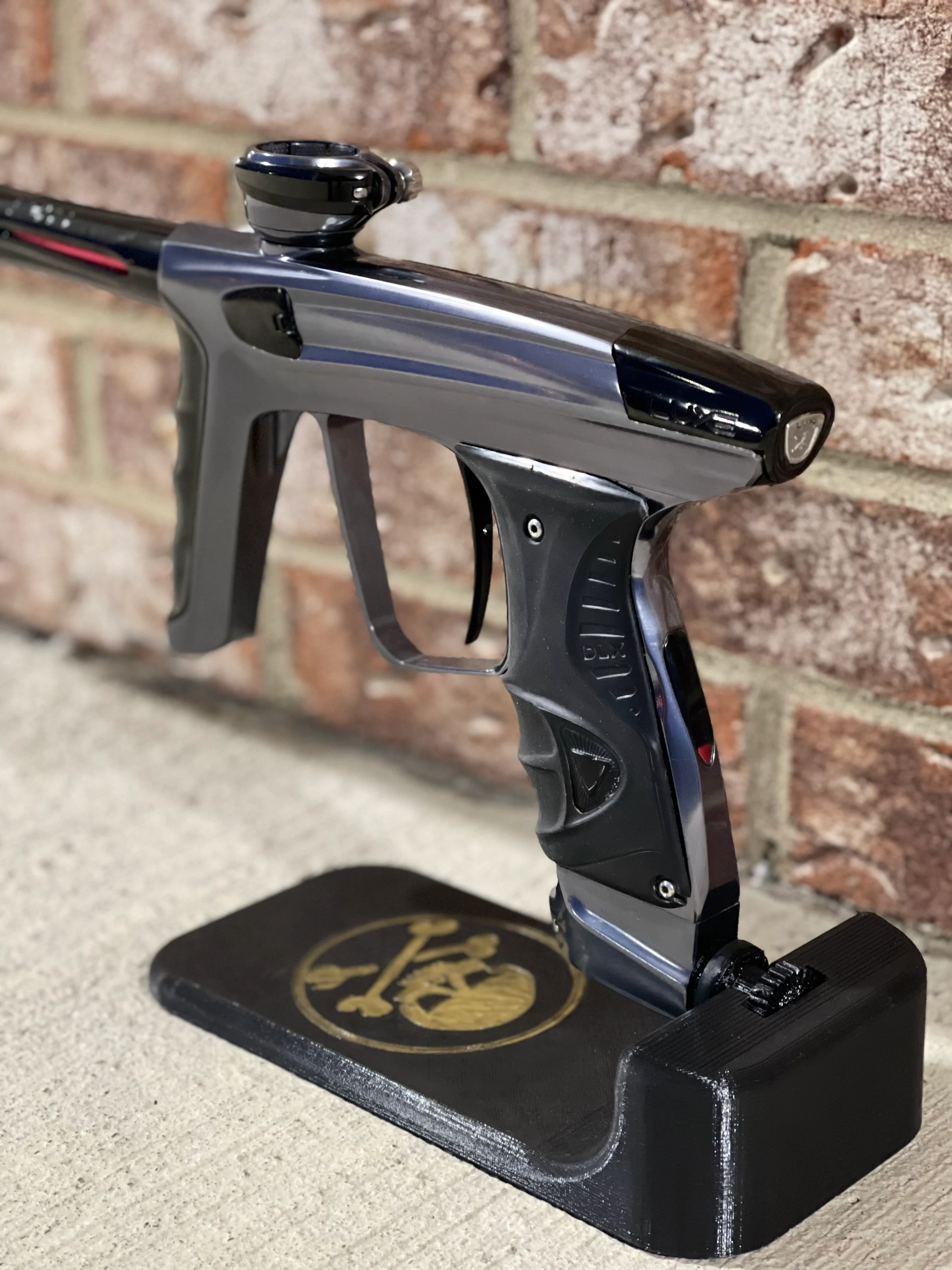 Used DLX Luxe X Paintball Gun - Pewter / Black - Image 2