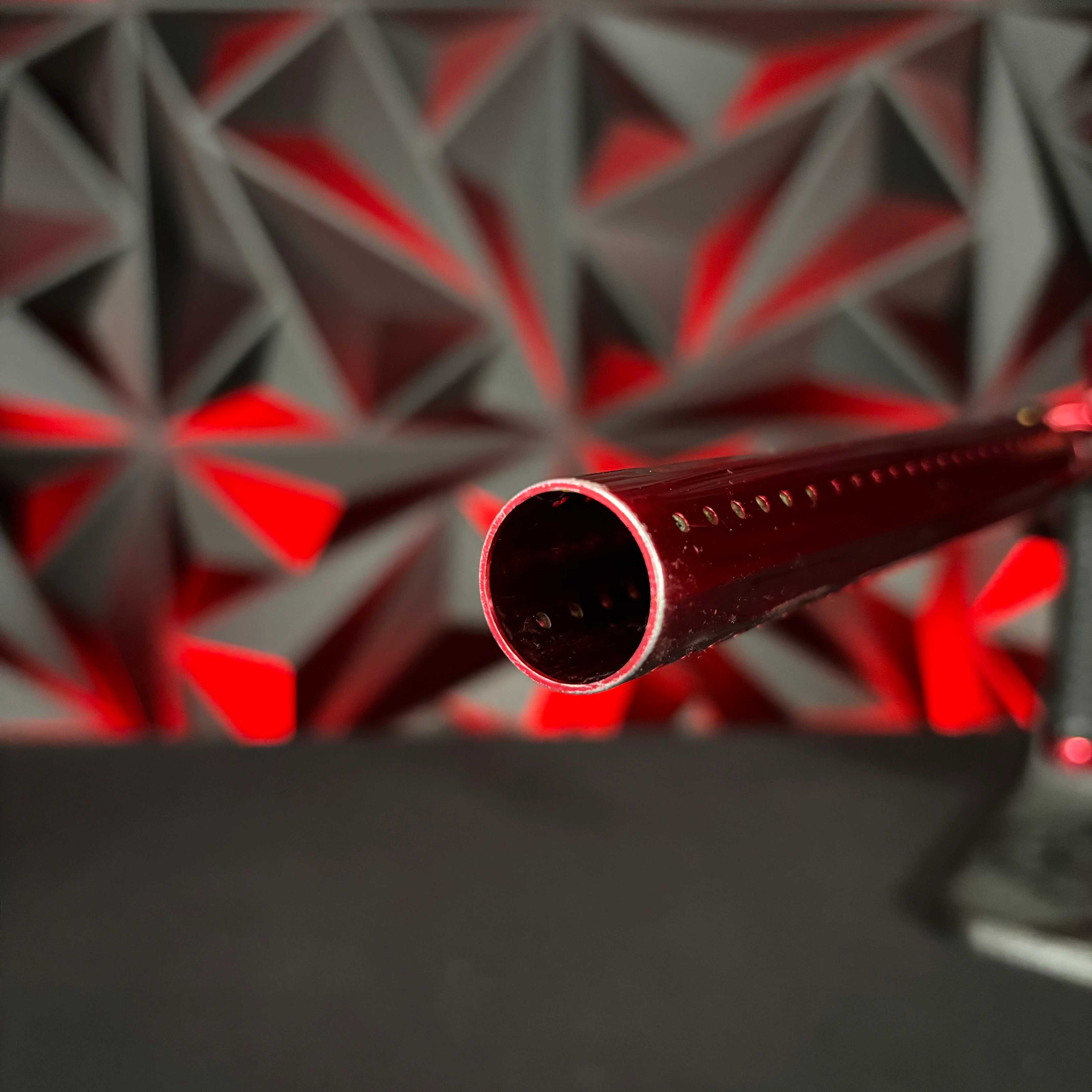 Used DLX Luxe ICE Paintball Gun - Polished Red w/Deuce Trigger - Image 10