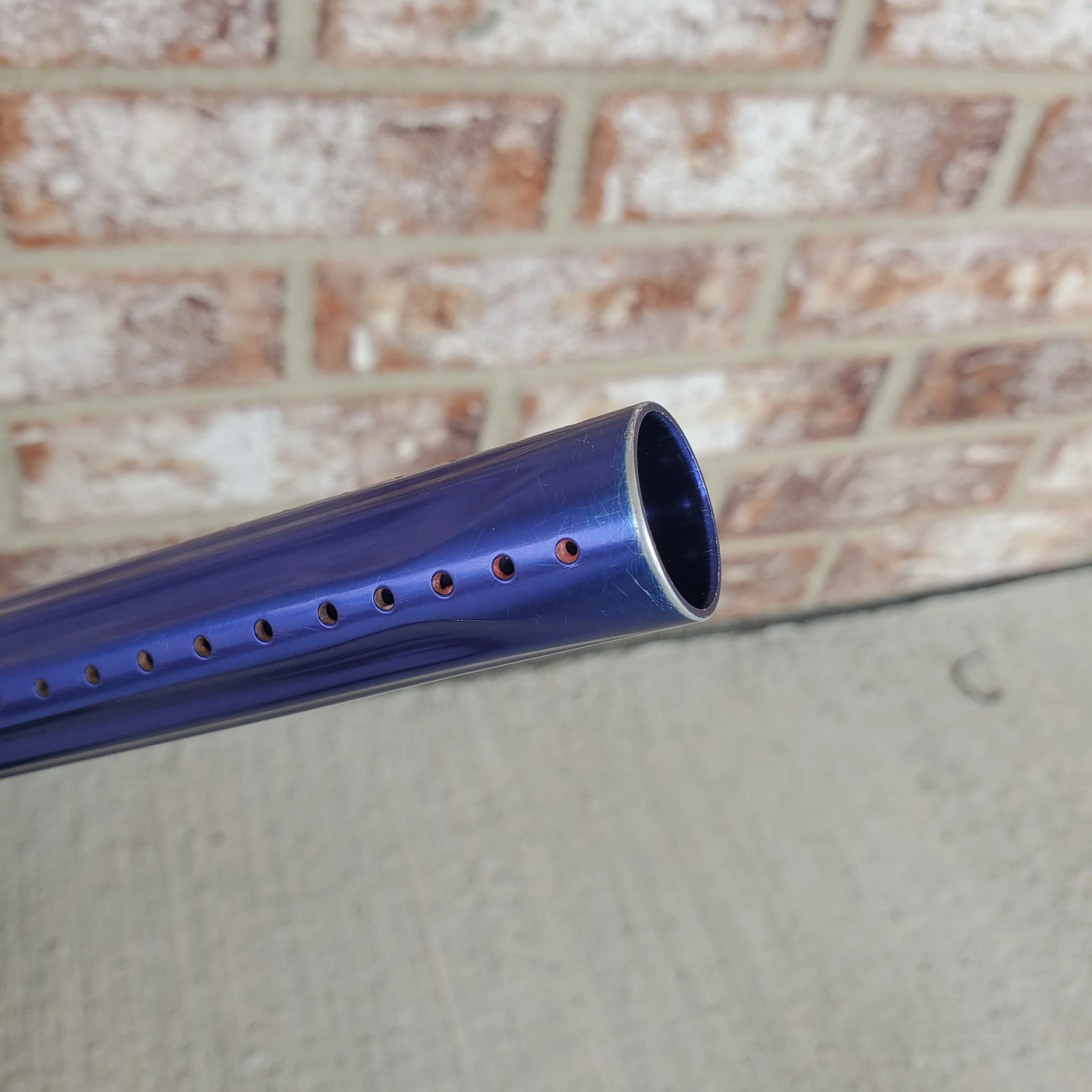 Used DLX Luxe Ice Paintball Gun - Purple / Pewter - Image 6