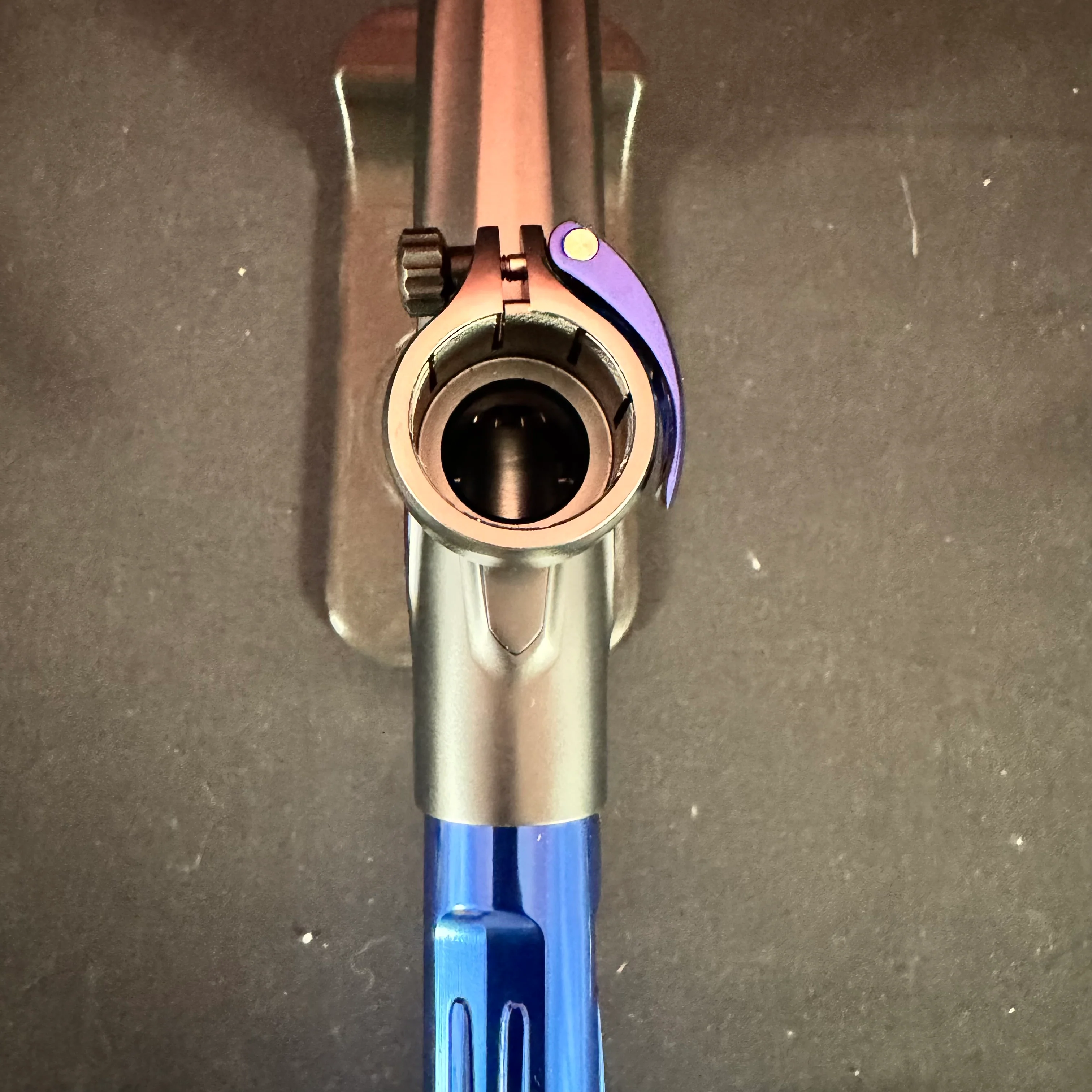 Used DLX Luxe IDOL Paintball Gun - Dust Pewter/Polished Blue - Image 9