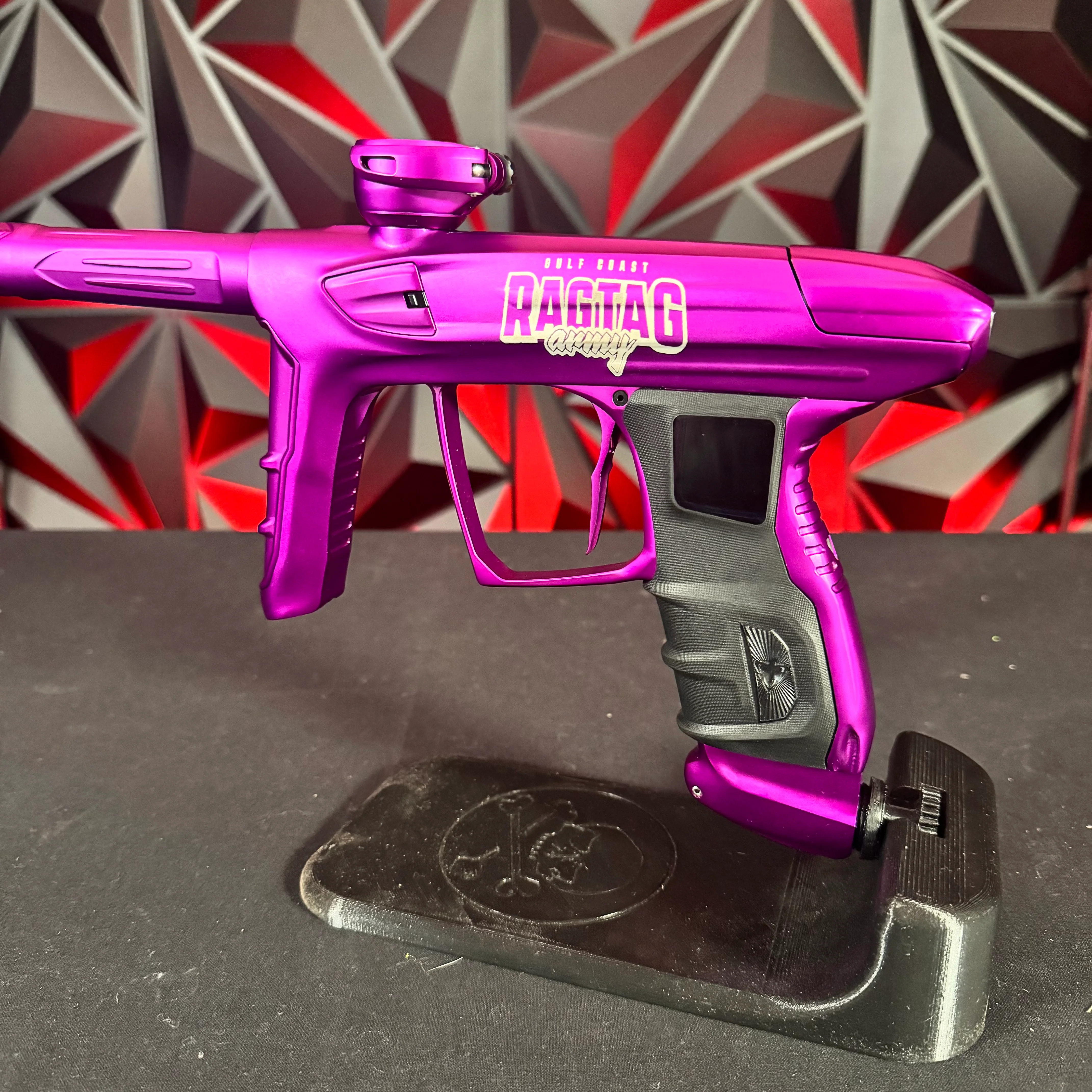 Used DLX Luxe IDOL Paintball Gun - Dust Purple "Rag Tag Army" - Image 3