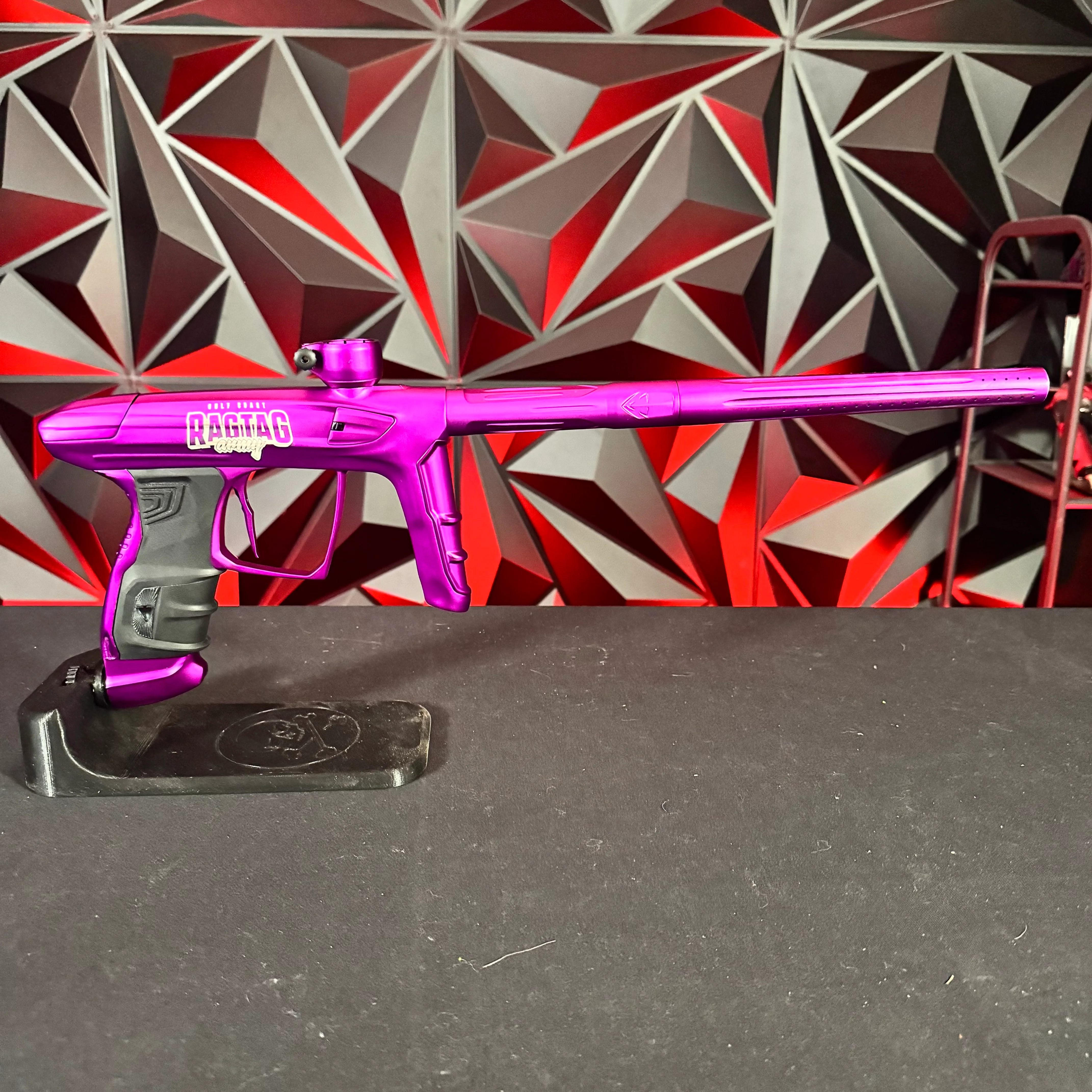 Used DLX Luxe IDOL Paintball Gun - Dust Purple "Rag Tag Army" - Image 6