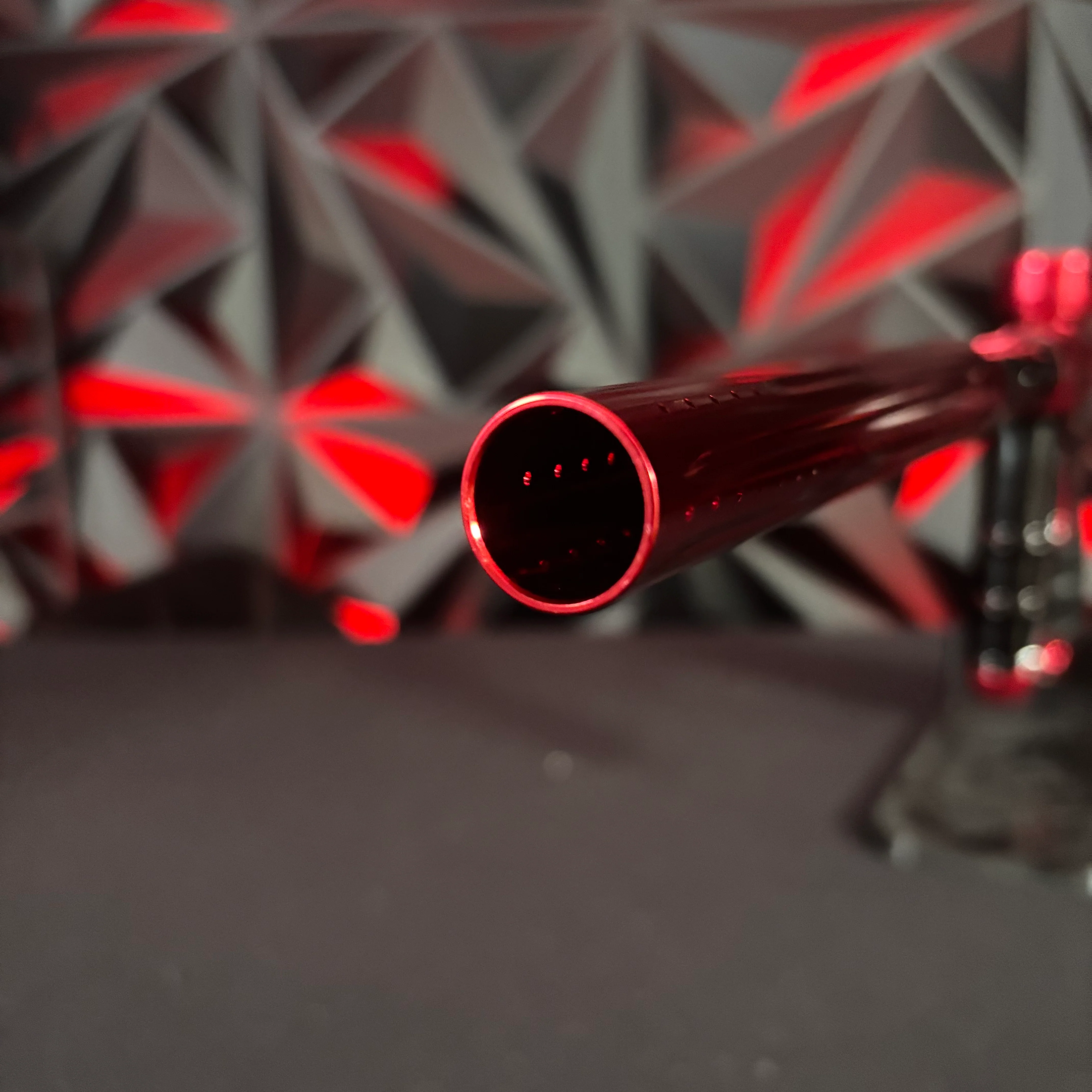 Used DLX Luxe IDOL Paintball Gun - Polished Red/ Polished Black - Image 8