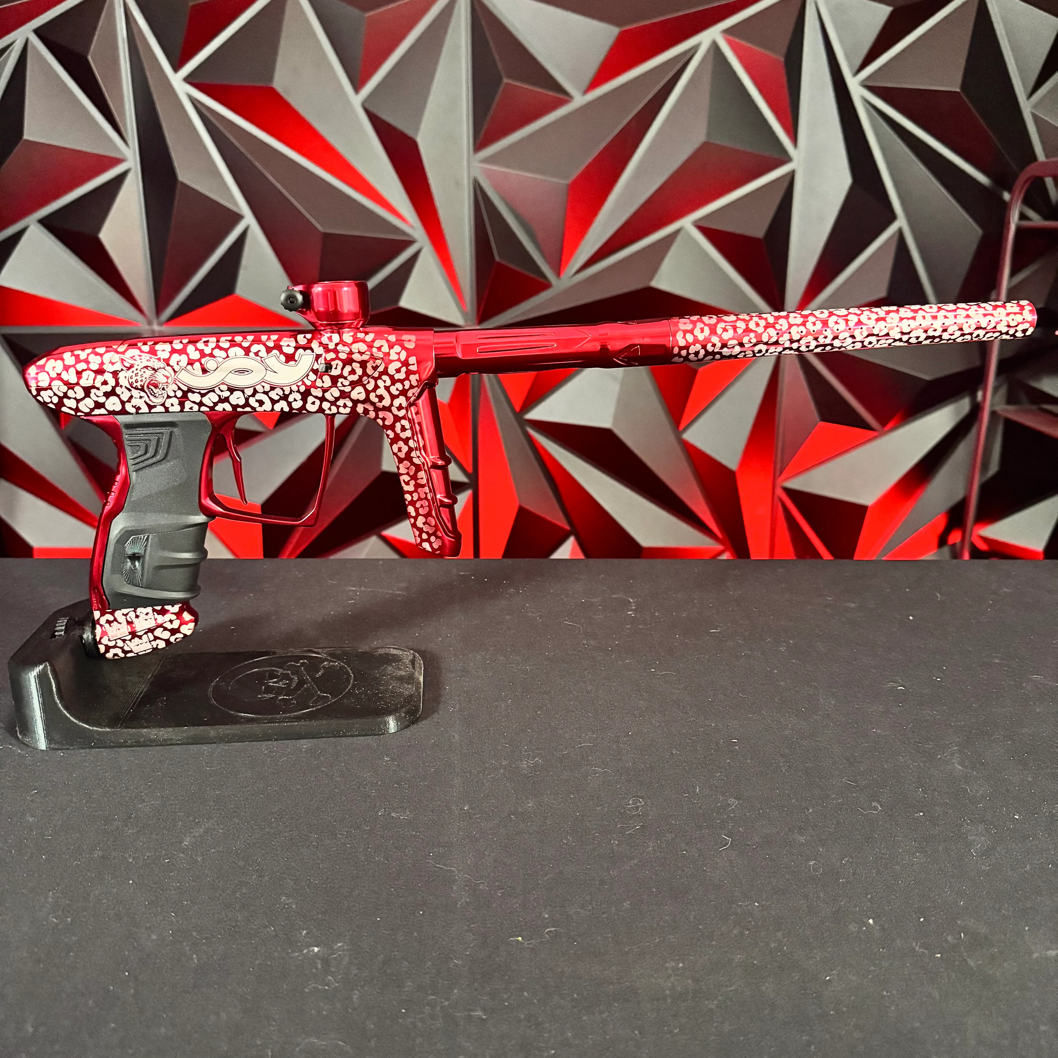 Used DLX Luxe IDOL Paintball Gun - Polished Red Joy Division - Image 6