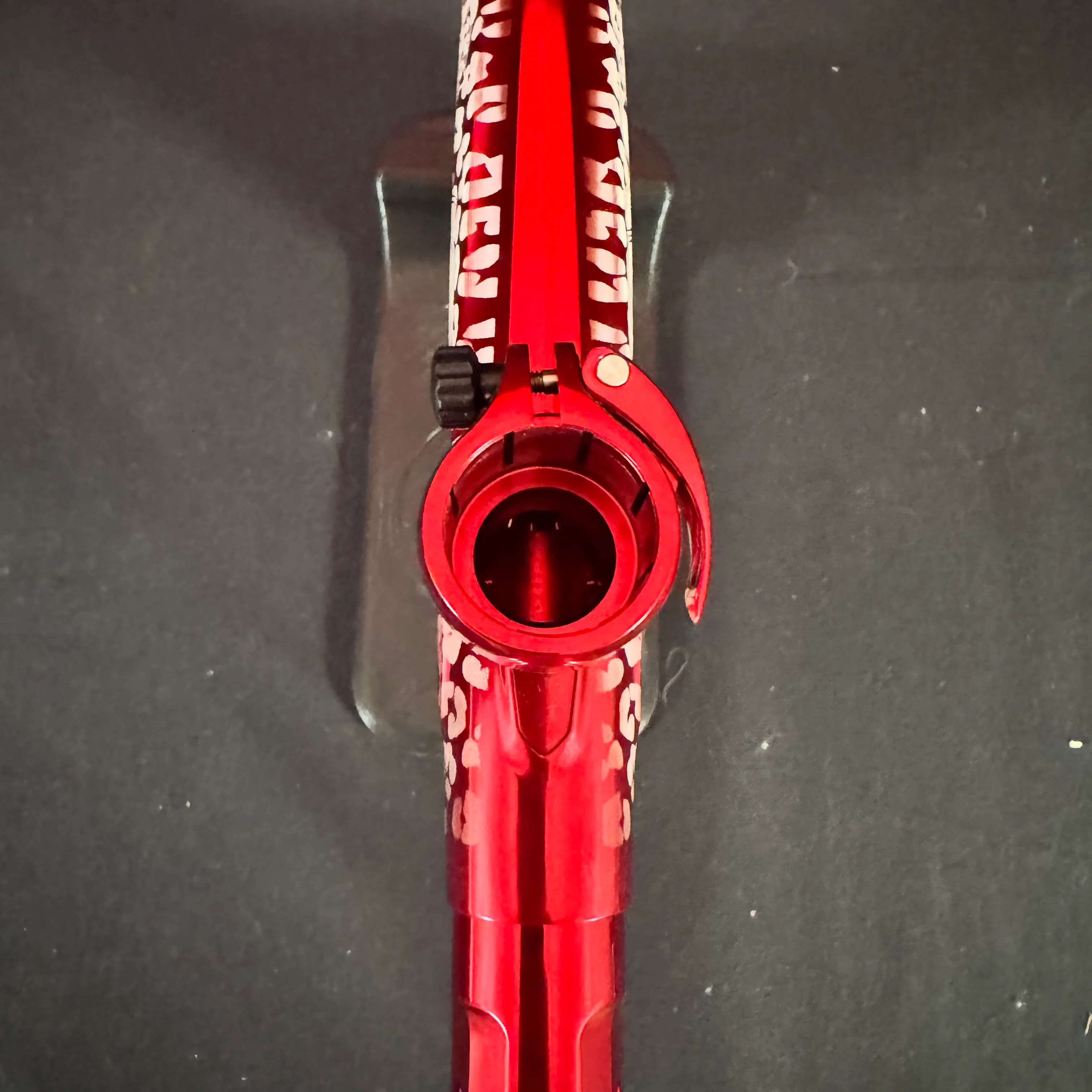 Used DLX Luxe IDOL Paintball Gun - Polished Red Joy Division - Image 9