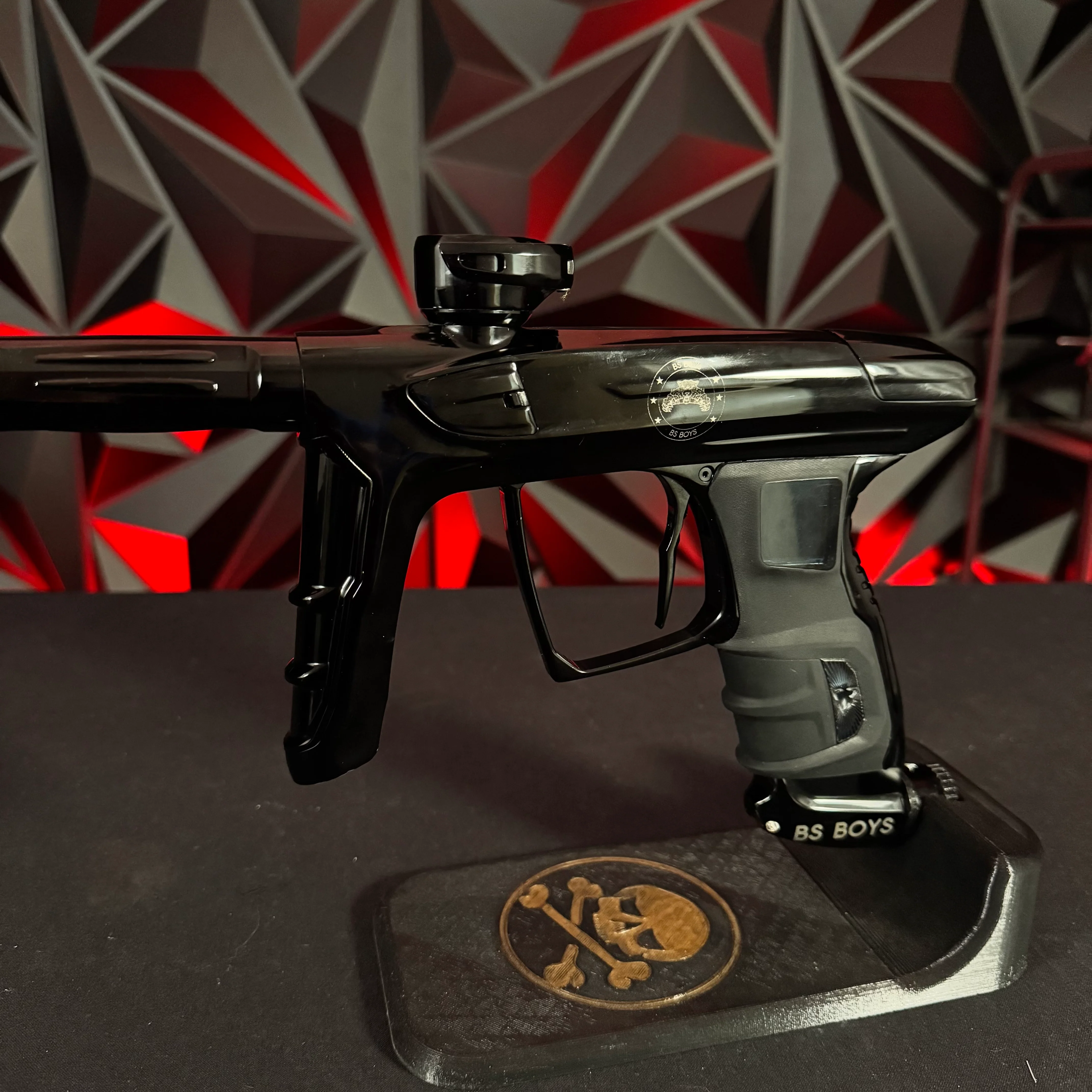 Used DLX Luxe IDOL Paintball Gun - Polished Black - Laser Engraved BS Boys - Image 5