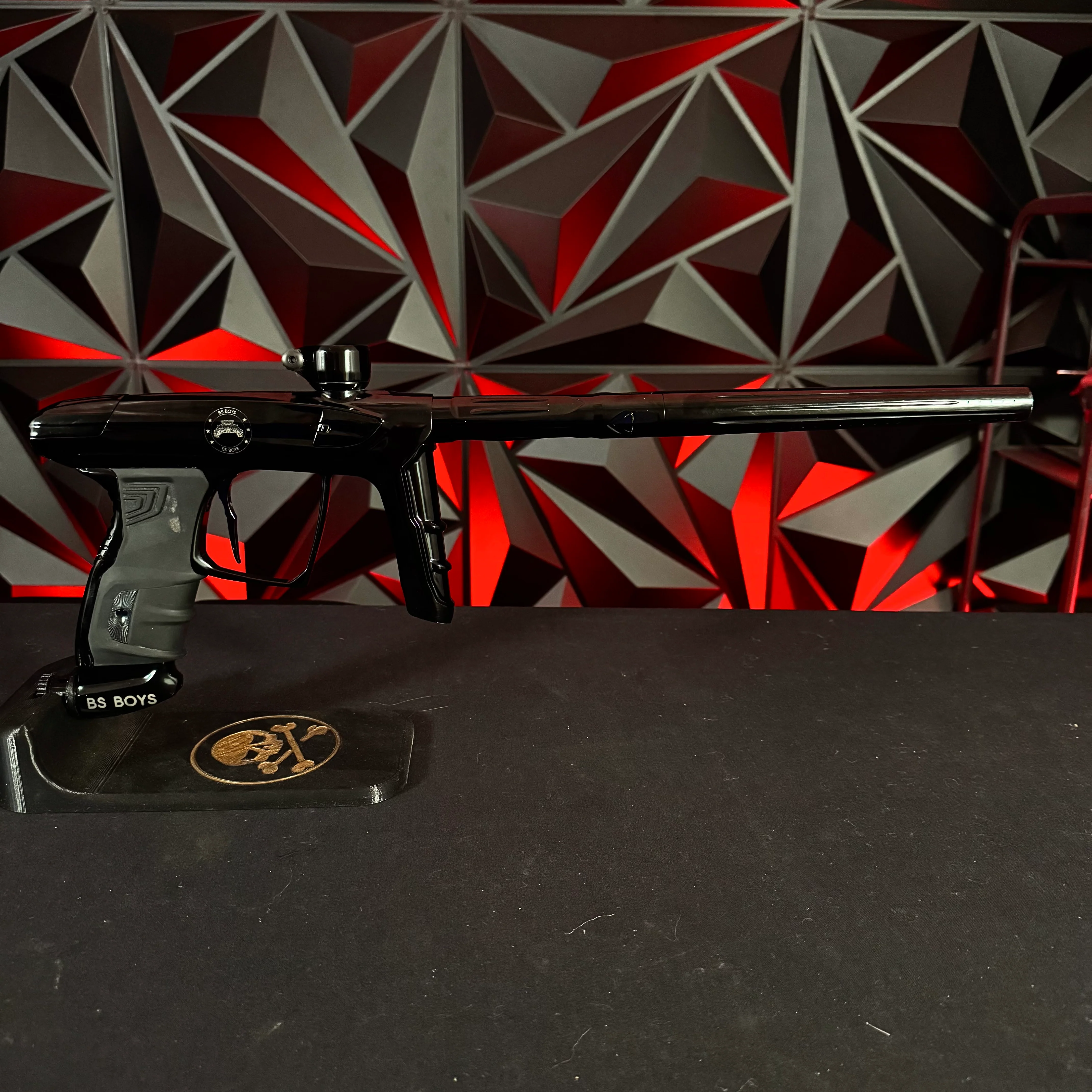 Used DLX Luxe IDOL Paintball Gun - Polished Black - Laser Engraved BS Boys - Image 6