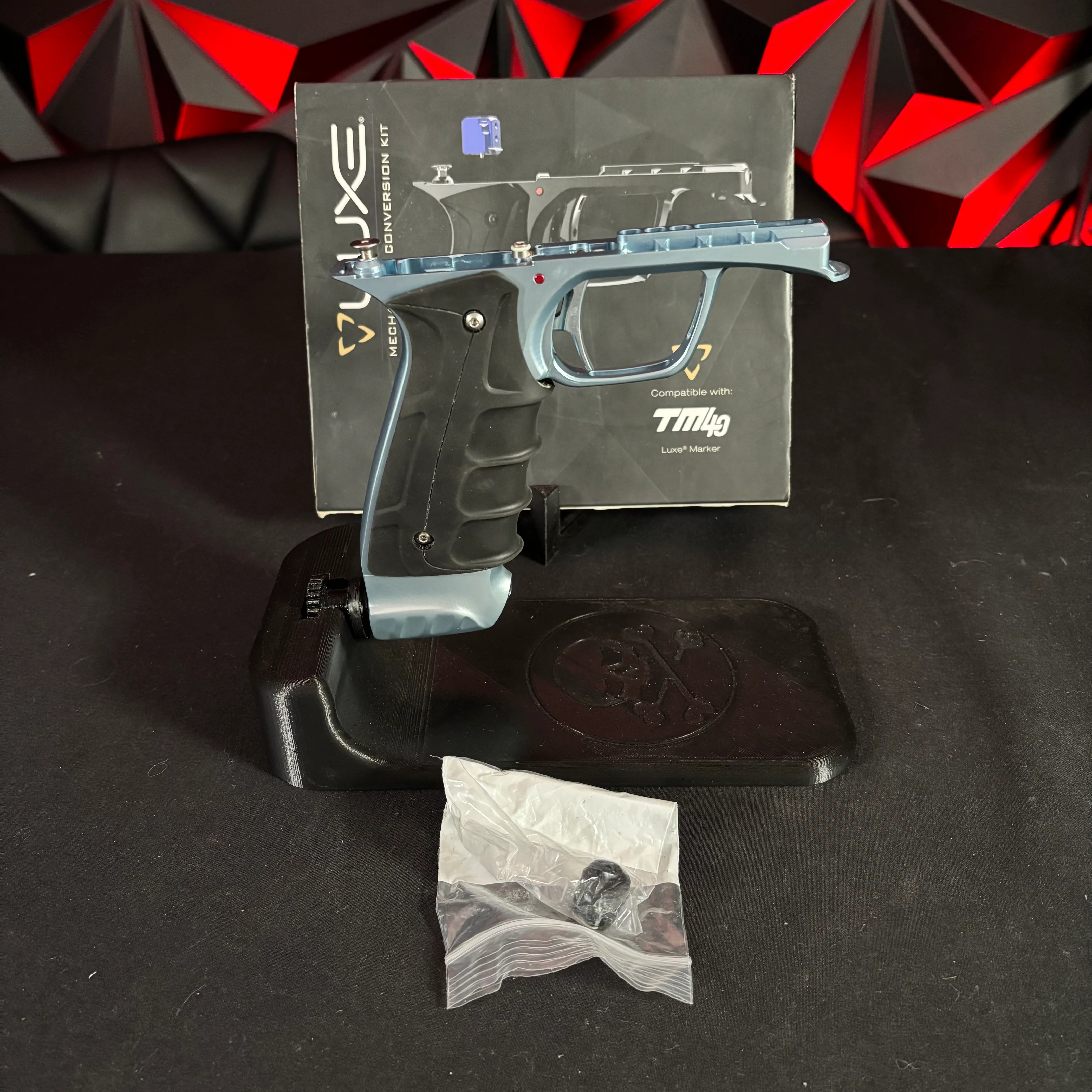 Used DLX LUXE "Project" TM40 Paintball Gun - Steel Blue w/ Matching Mech Frame - Image 11