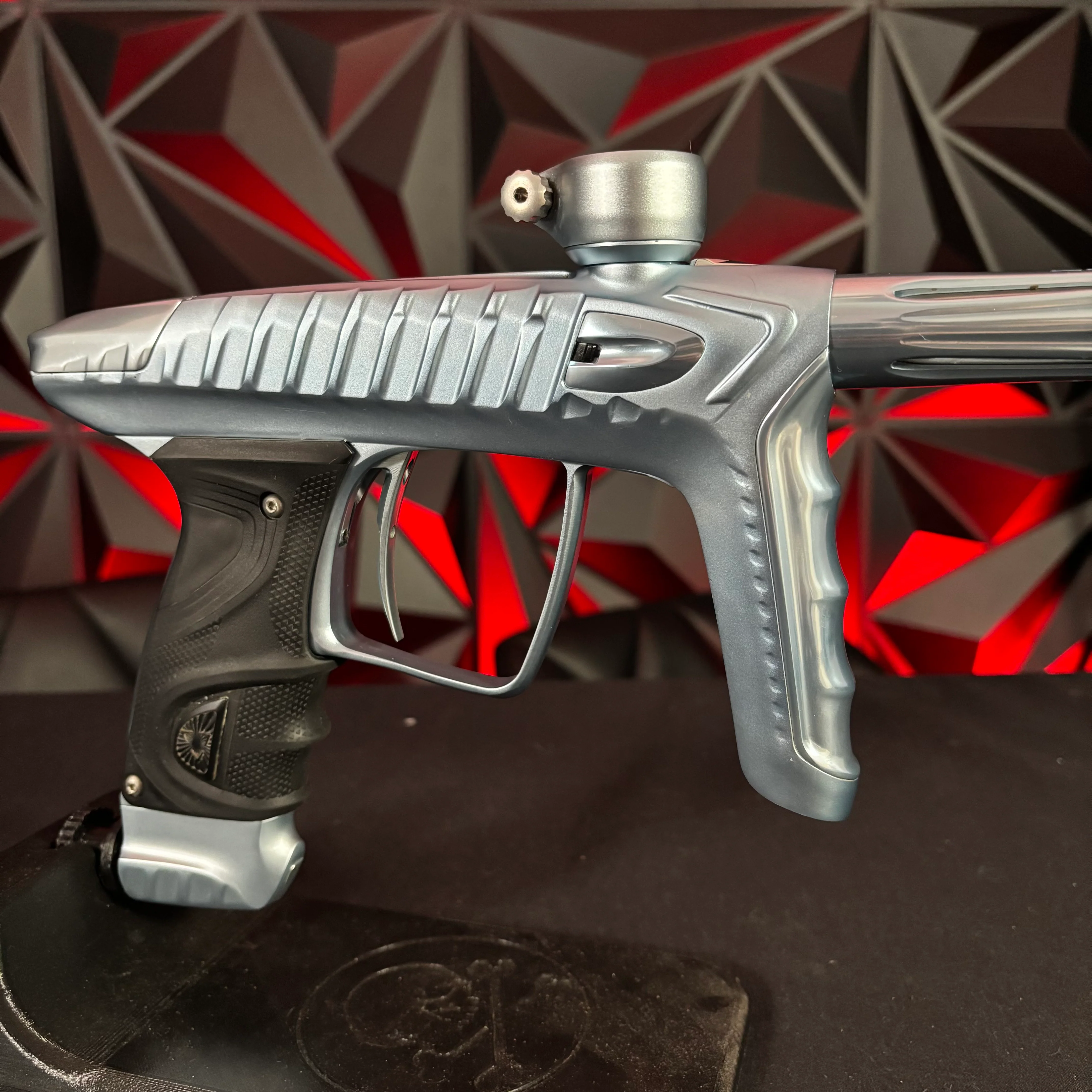 Used DLX LUXE "Project" TM40 Paintball Gun - Steel Blue w/ Matching Mech Frame - Image 3
