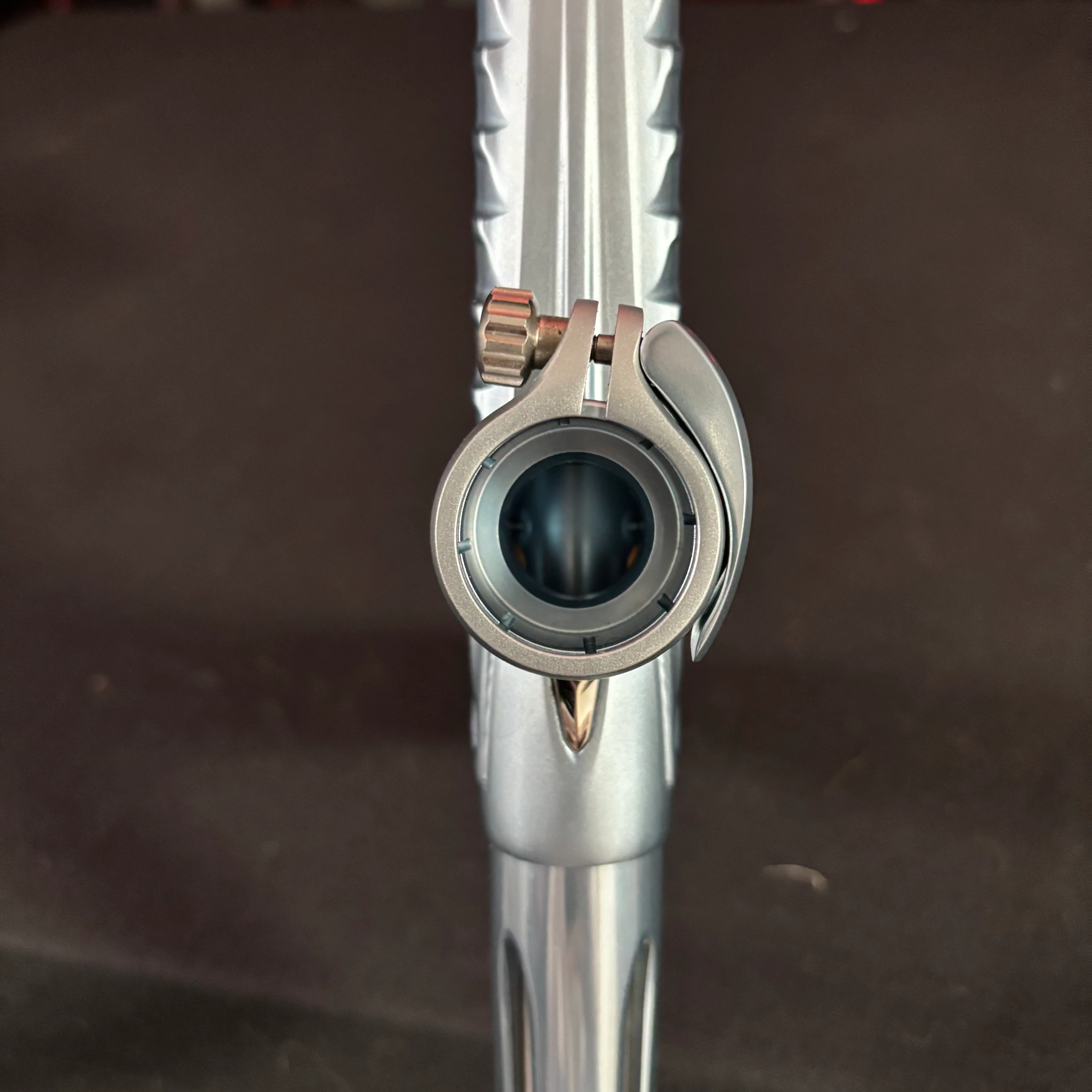 Used DLX LUXE "Project" TM40 Paintball Gun - Steel Blue w/ Matching Mech Frame - Image 9