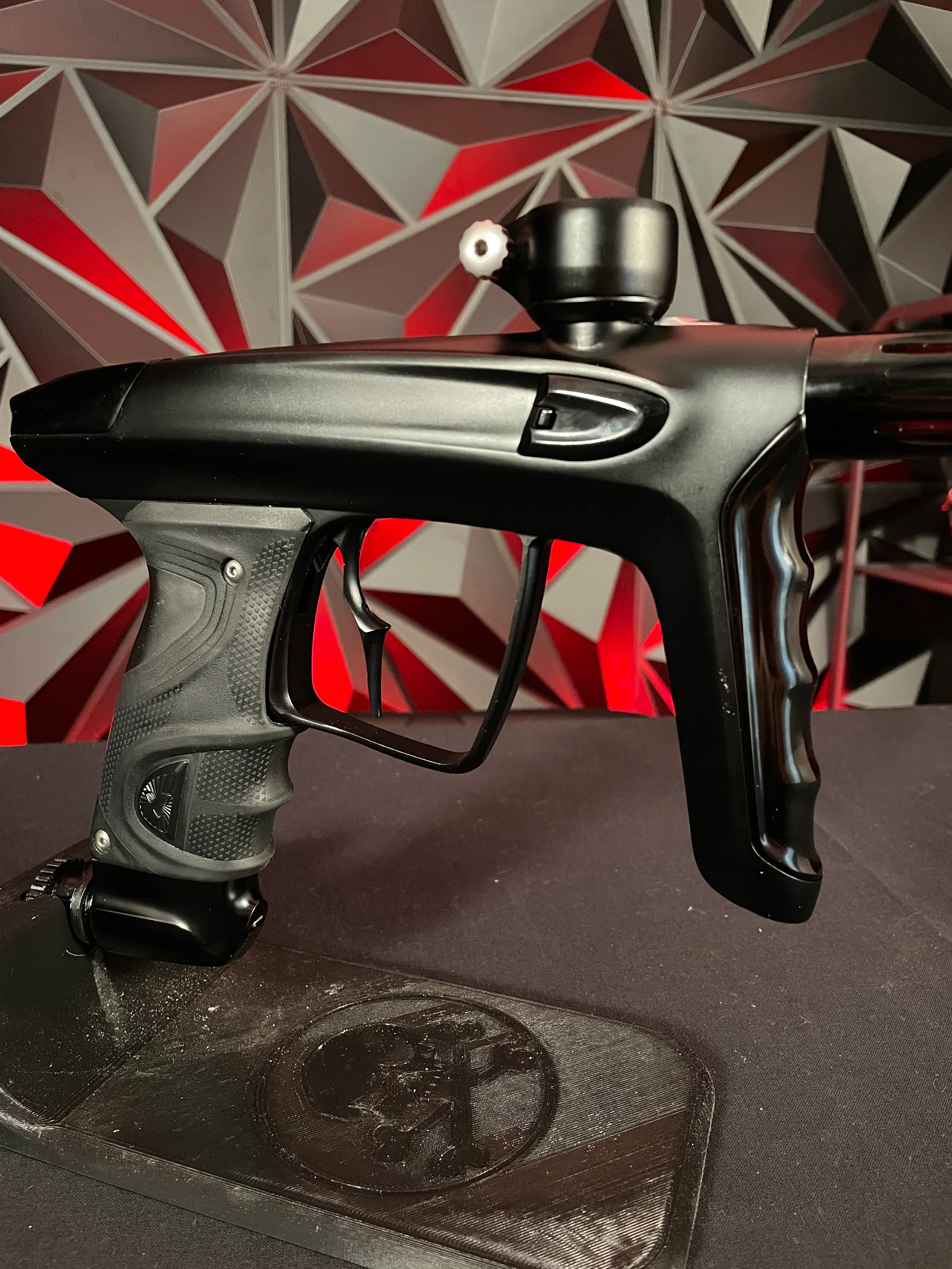 Used DLX Luxe TM40 Paintball Gun - Dust Black / Gloss Black w/ Infamous Deuce Trigger - Image 3