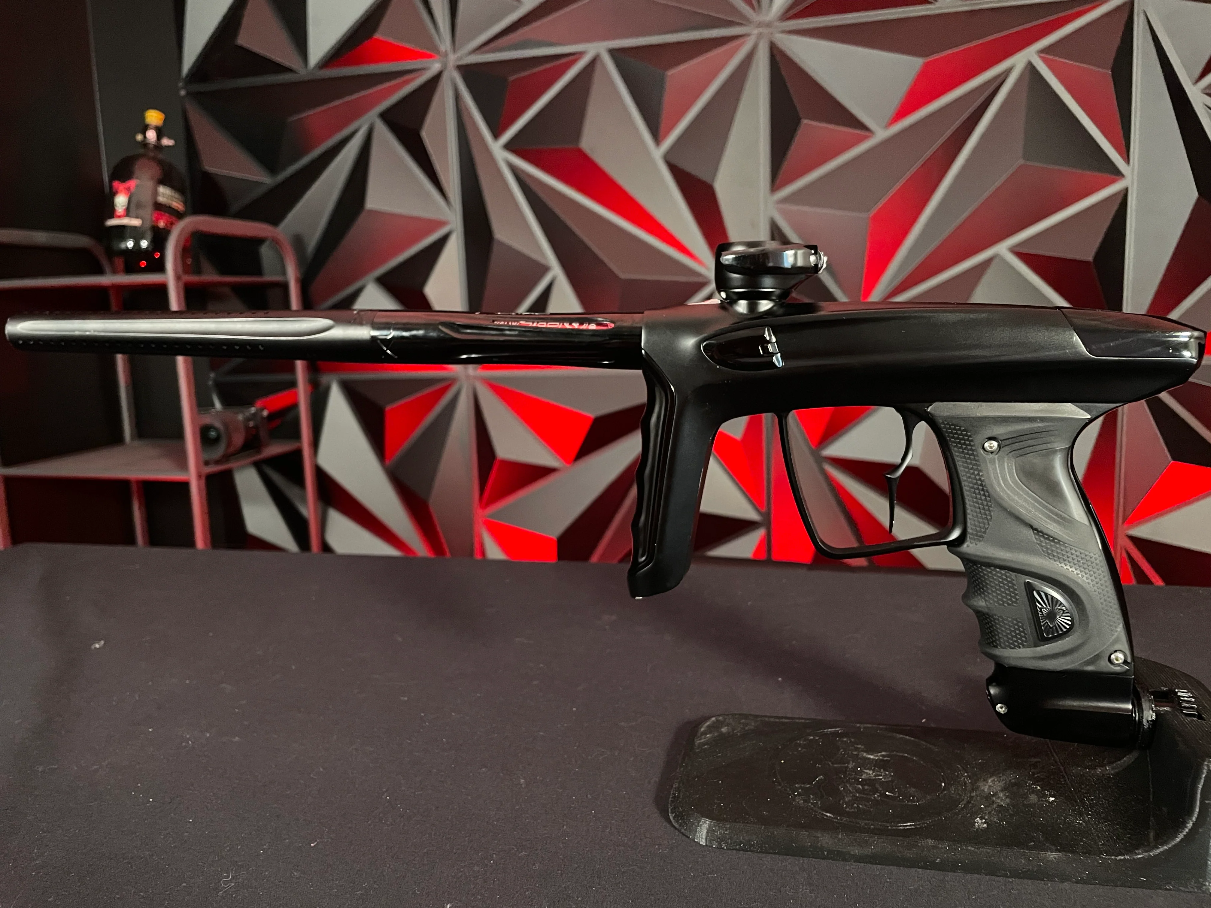 Used DLX Luxe TM40 Paintball Gun - Dust Black / Gloss Black w/ Infamous Deuce Trigger - Image 6