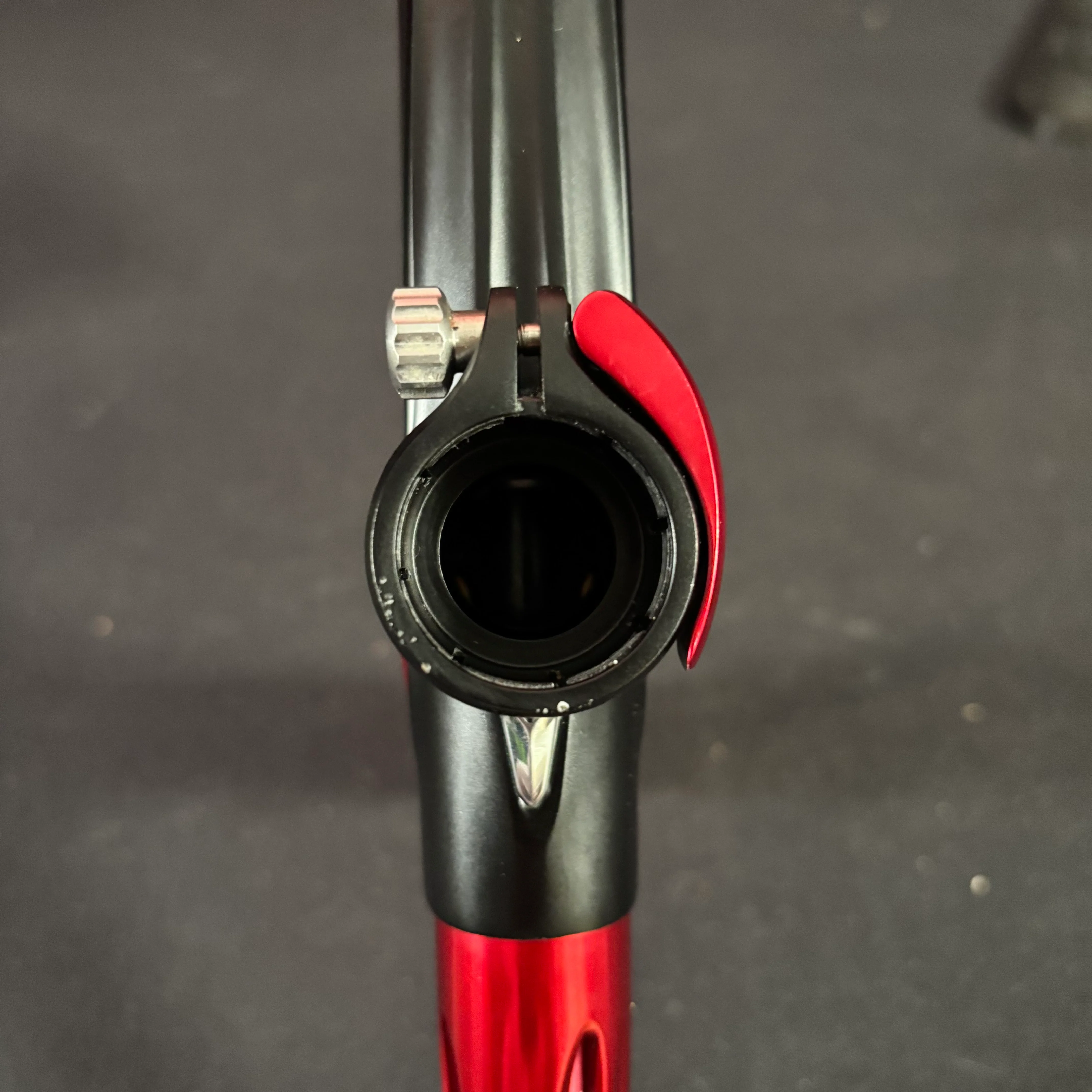 Used DLX Luxe TM40 Paintball Gun - Dust Black/Polished Red - Image 9