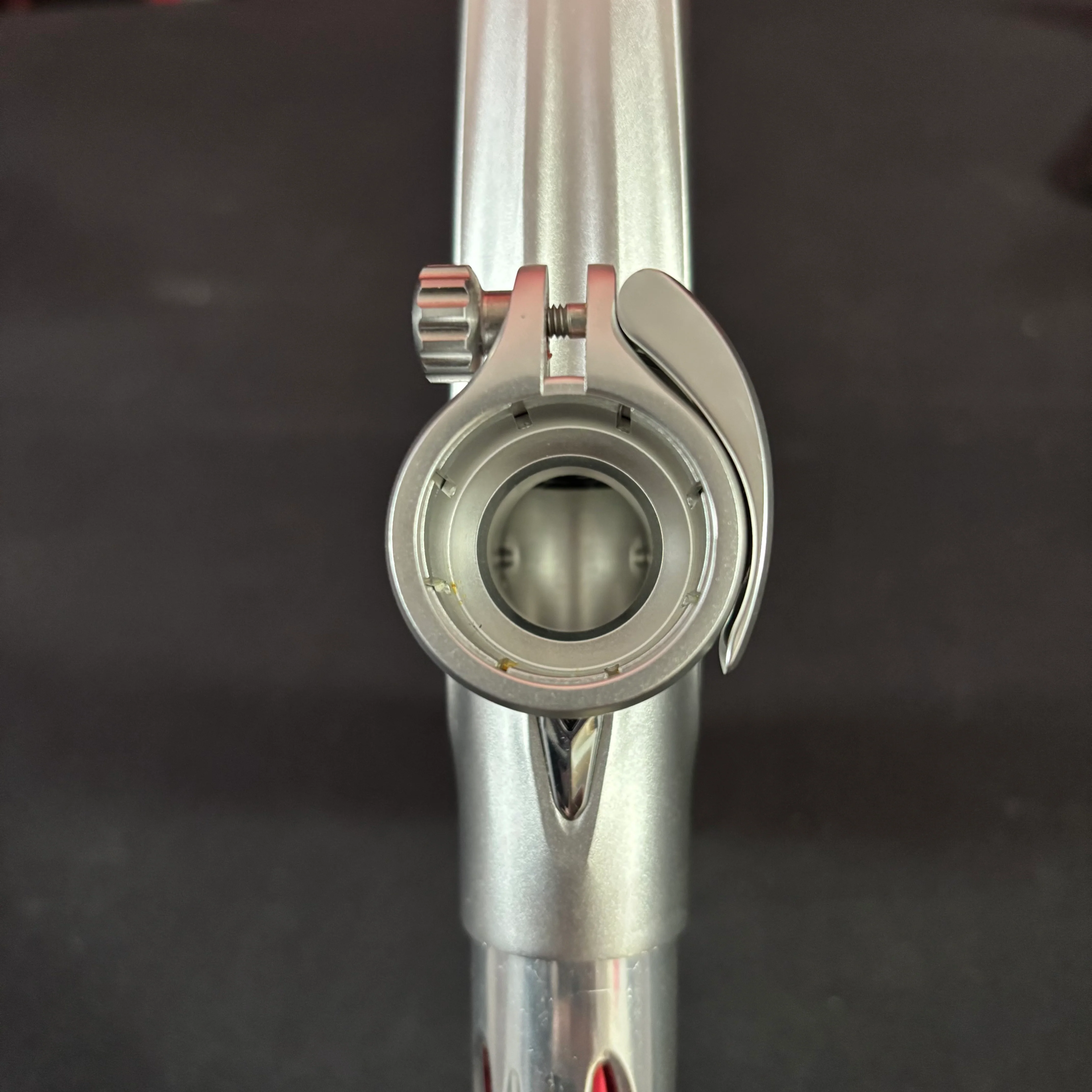 Used DLX Luxe TM40 Paintball Gun - Dust Silver/Gloss Silver w/Infamous Deuce Trigger - Image 10