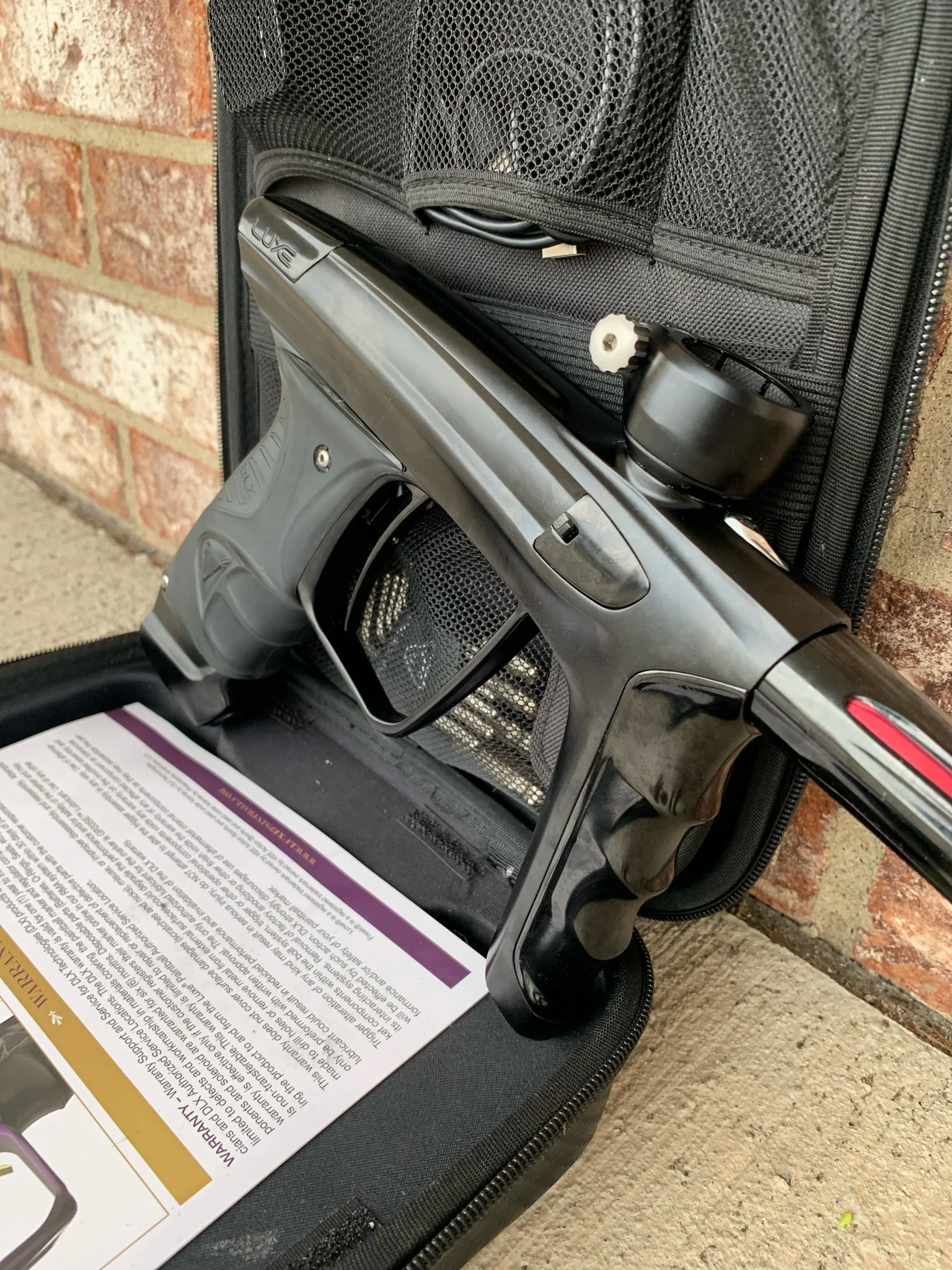 Used DLX Luxe X Paintball Gun - Black - Image 2