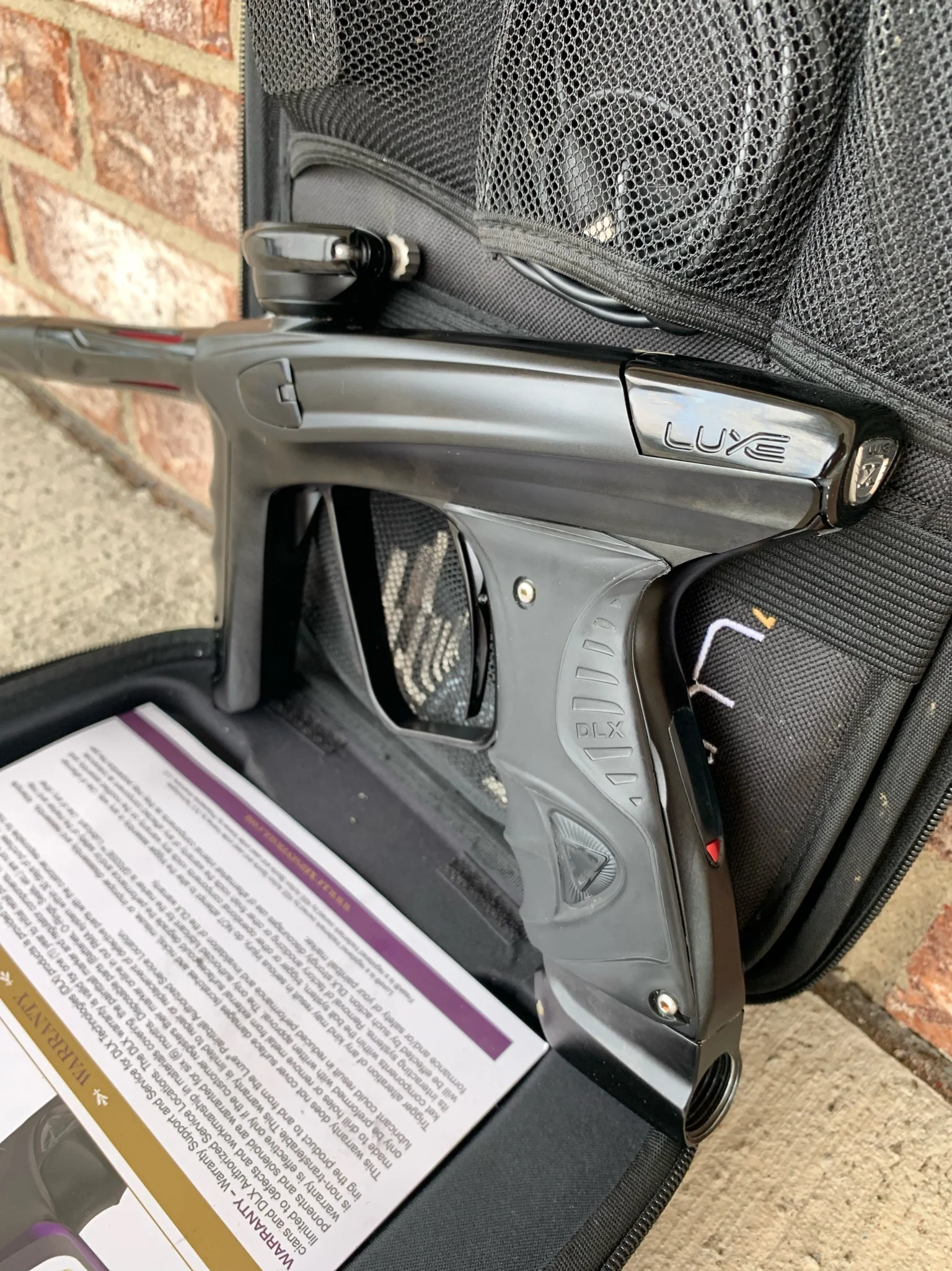 Used DLX Luxe X Paintball Gun - Black - Image 5