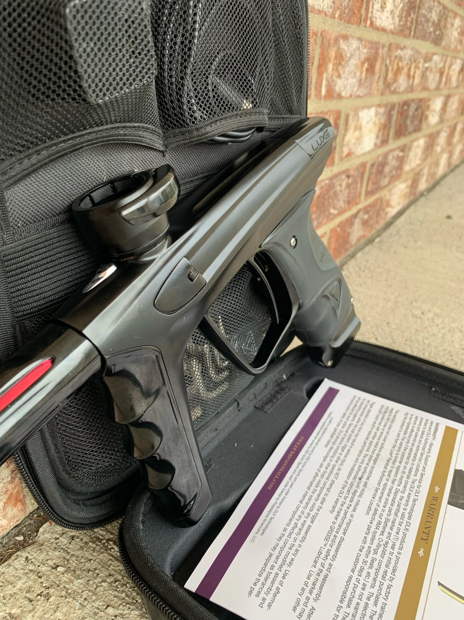 Used DLX Luxe X Paintball Gun - Black - Image 6