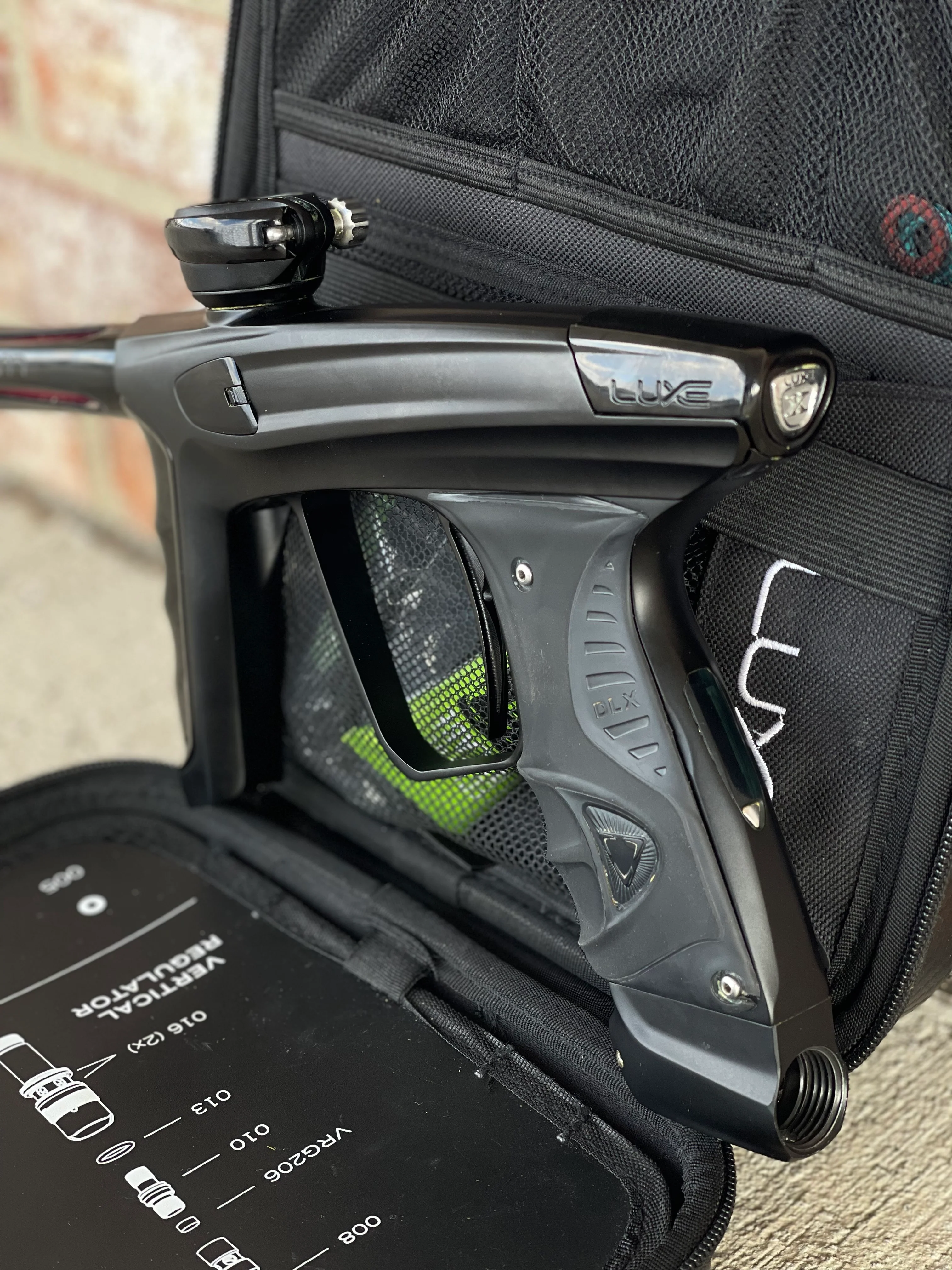 Used DLX Luxe X Paintball Gun - Black - Image 2