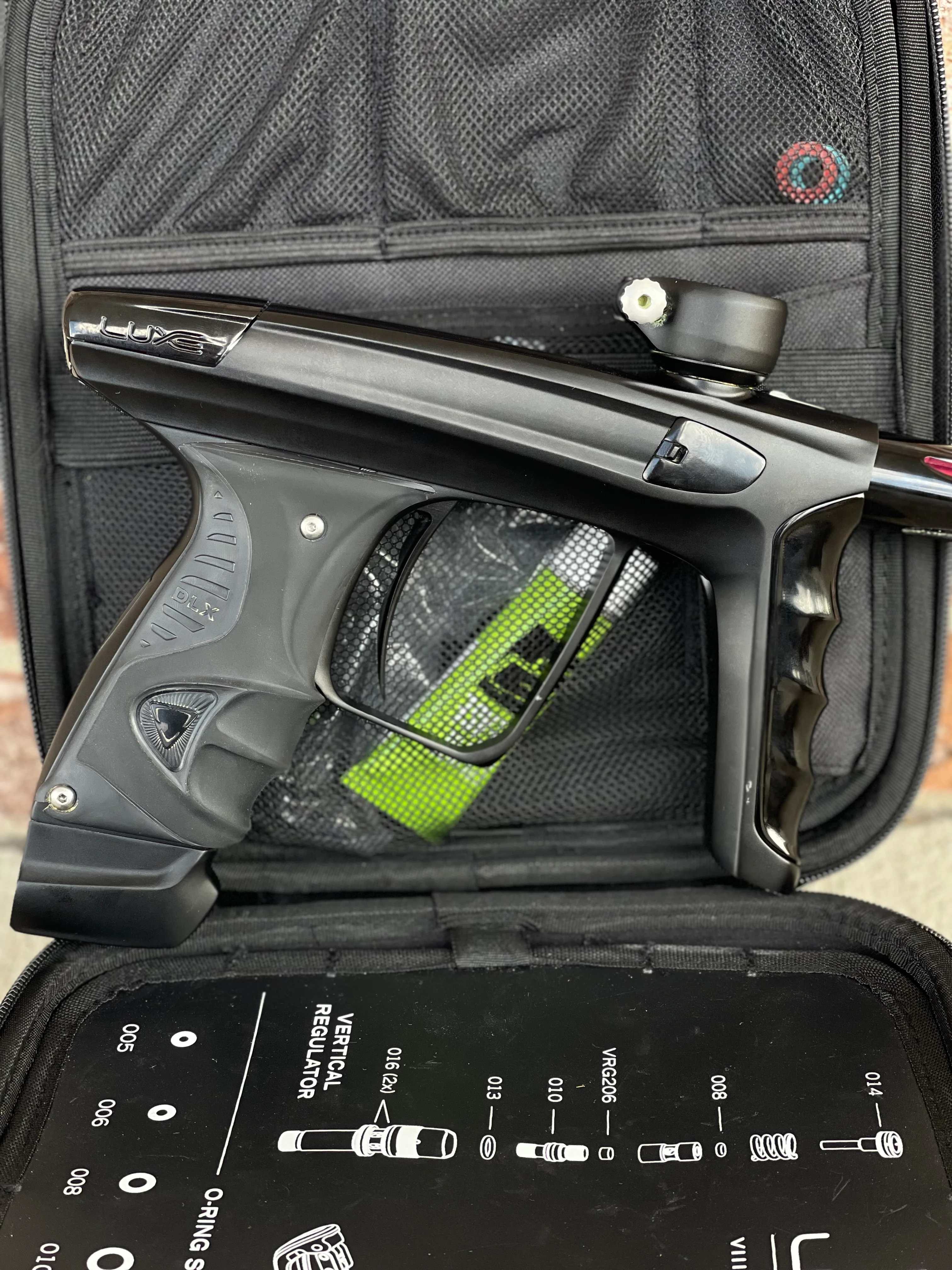 Used DLX Luxe X Paintball Gun - Black - Image 5