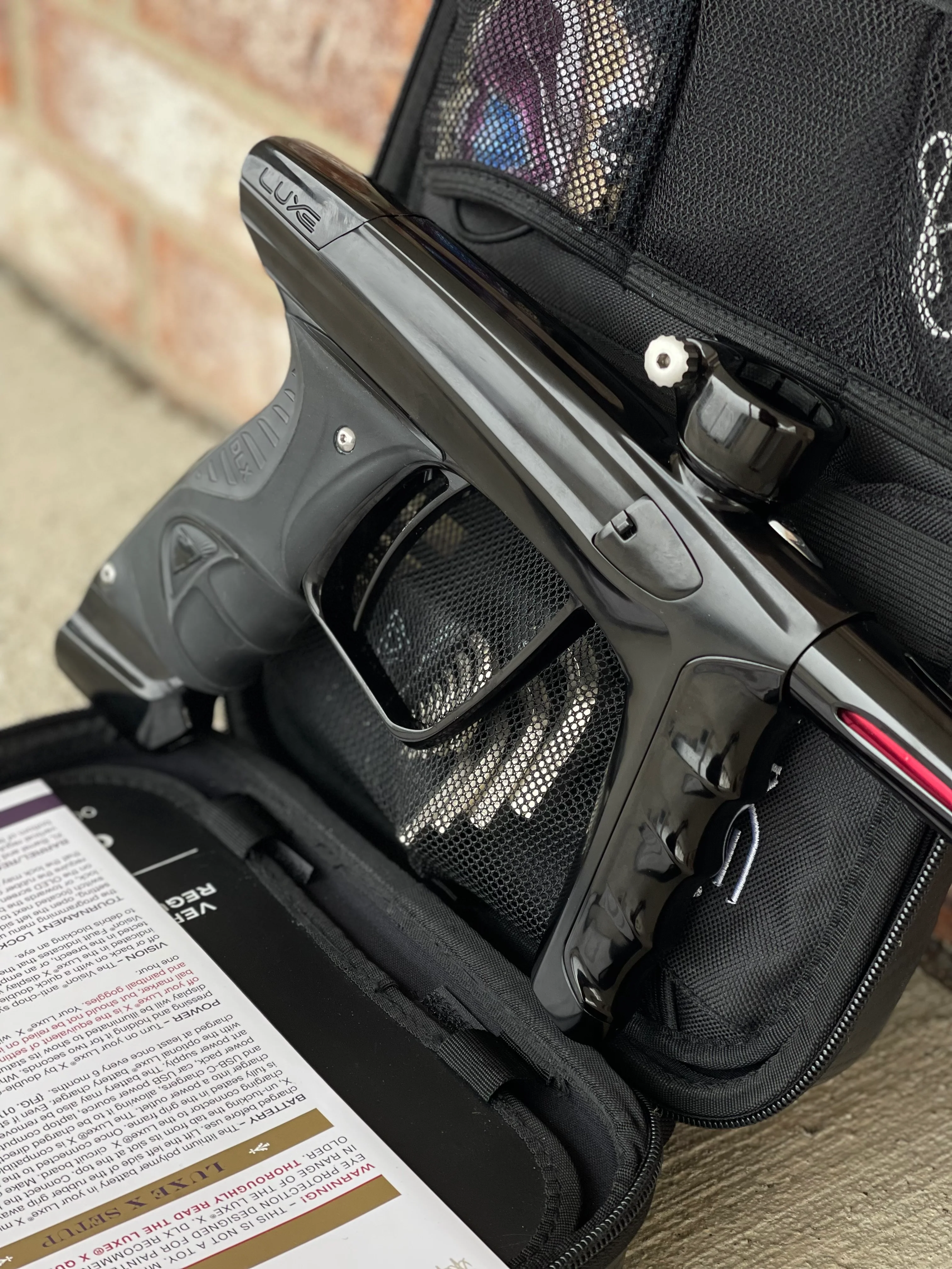 Used DLX Luxe X Paintball Gun - Black - Image 3