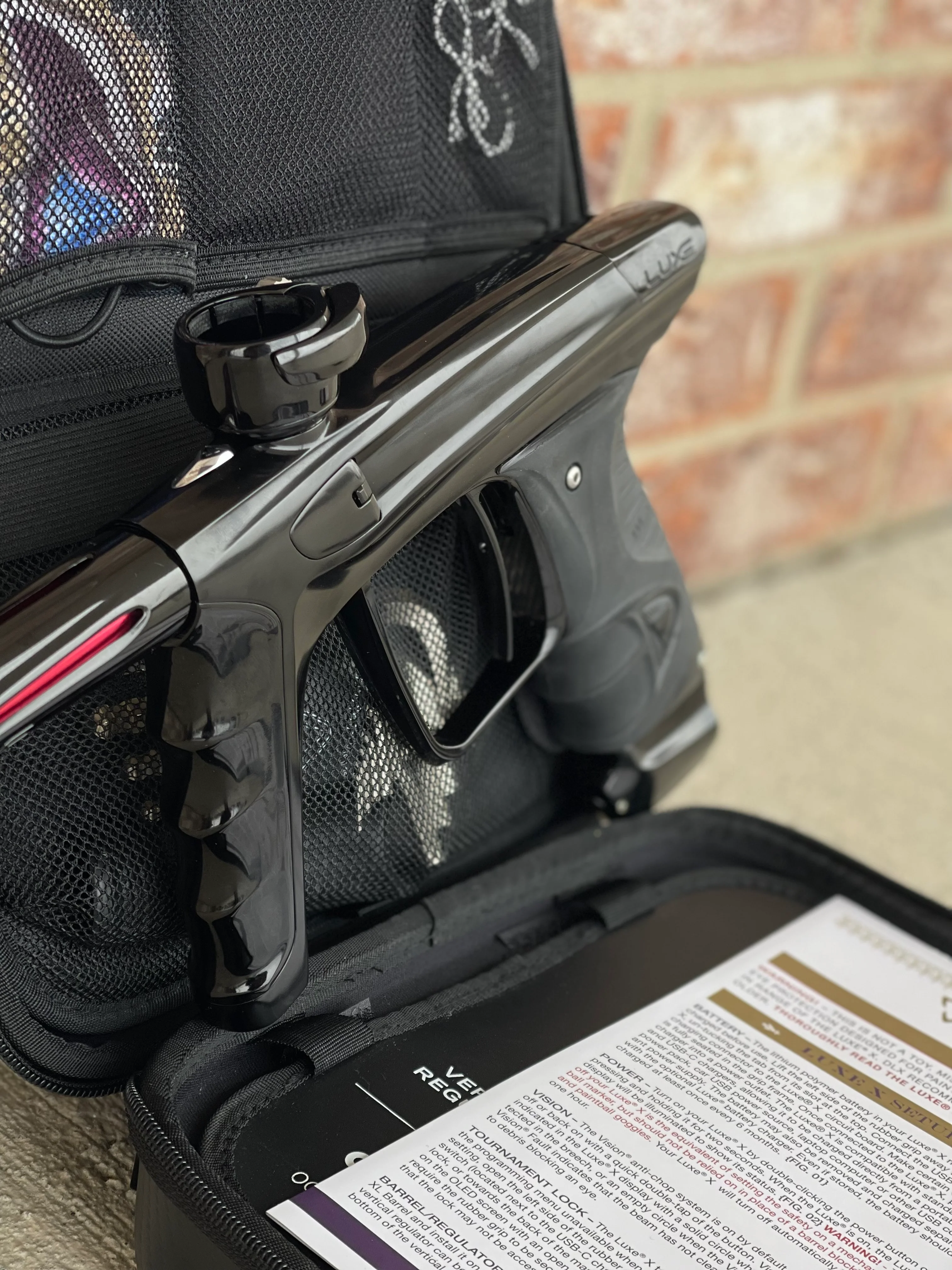Used DLX Luxe X Paintball Gun - Black - Image 4