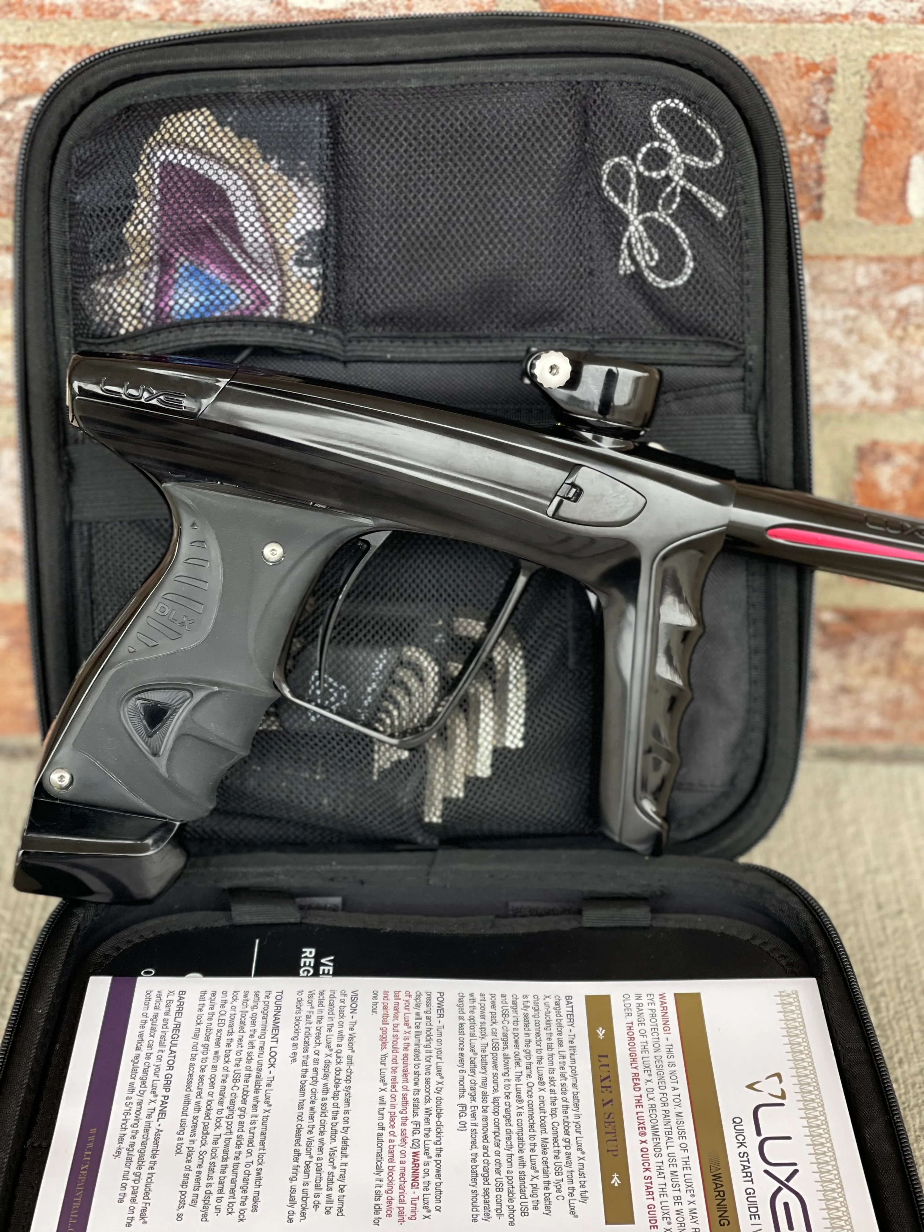 Used DLX Luxe X Paintball Gun - Black - Image 5