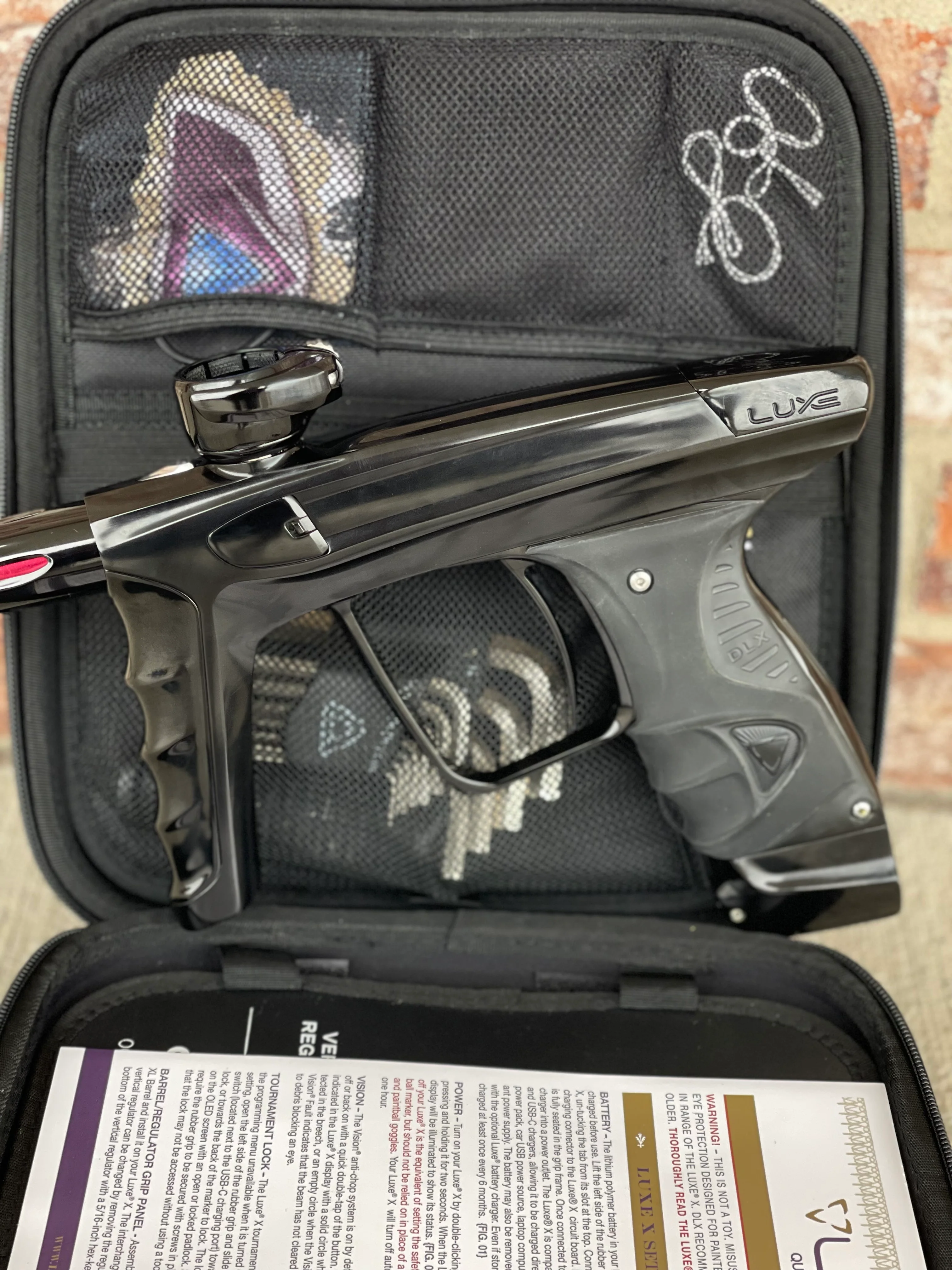 Used DLX Luxe X Paintball Gun - Black - Image 6