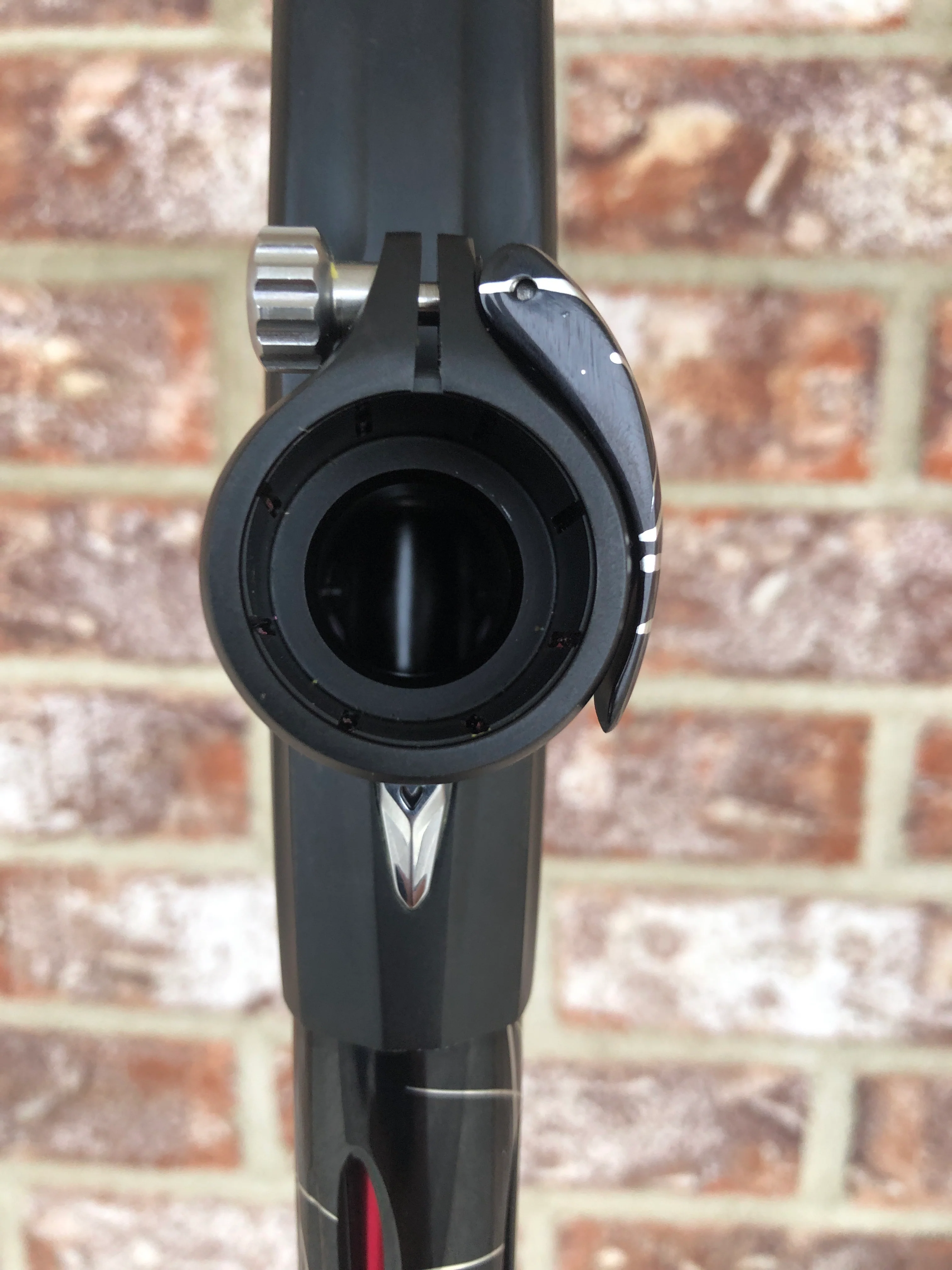 Used DLX Luxe X Paintball Gun - Dust Black w/ Black & Silver Splash Accents - Image 6
