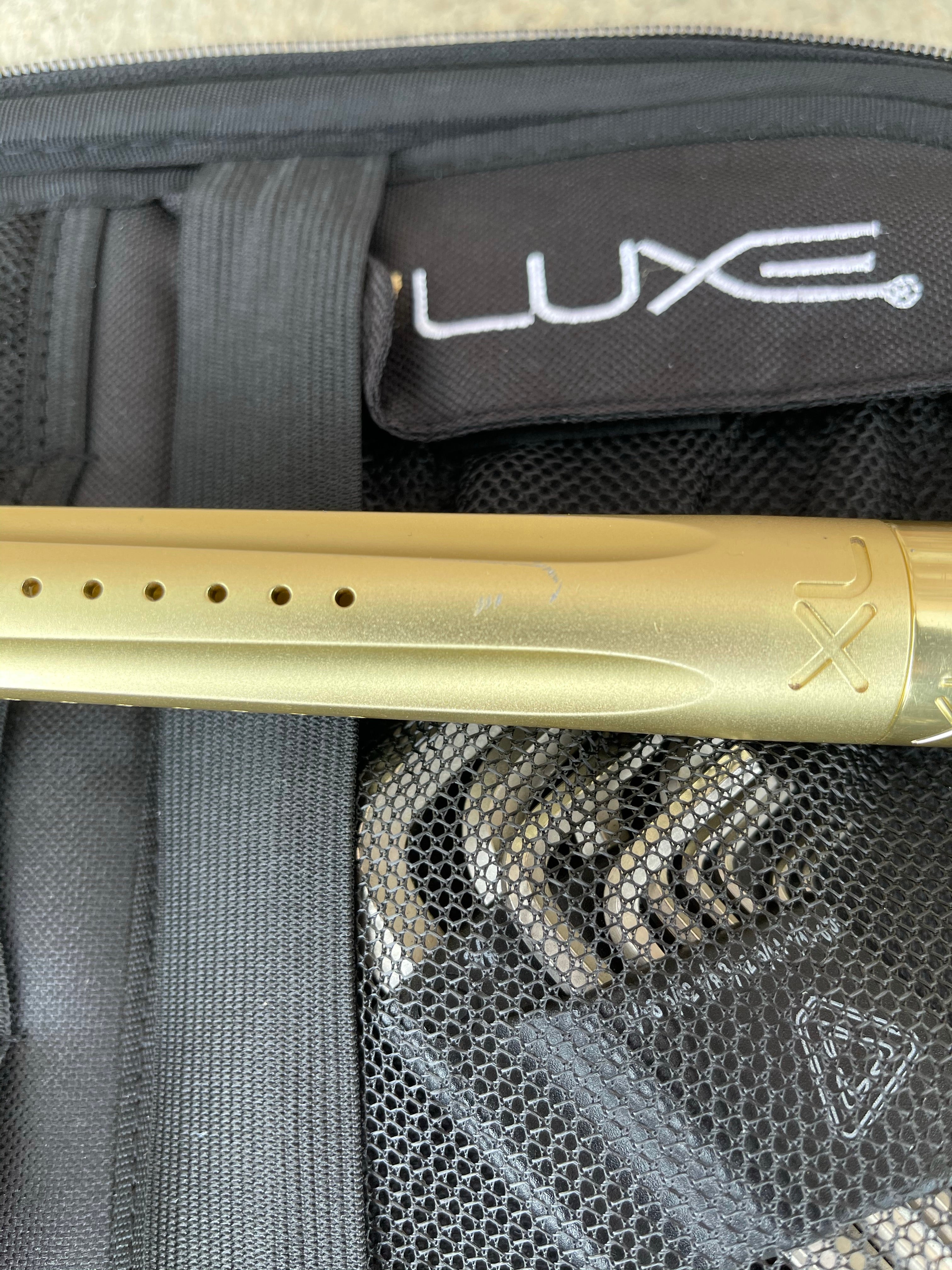Used DLX Luxe X Paintball Gun - Dust Gold / Polished Gold - Image 10