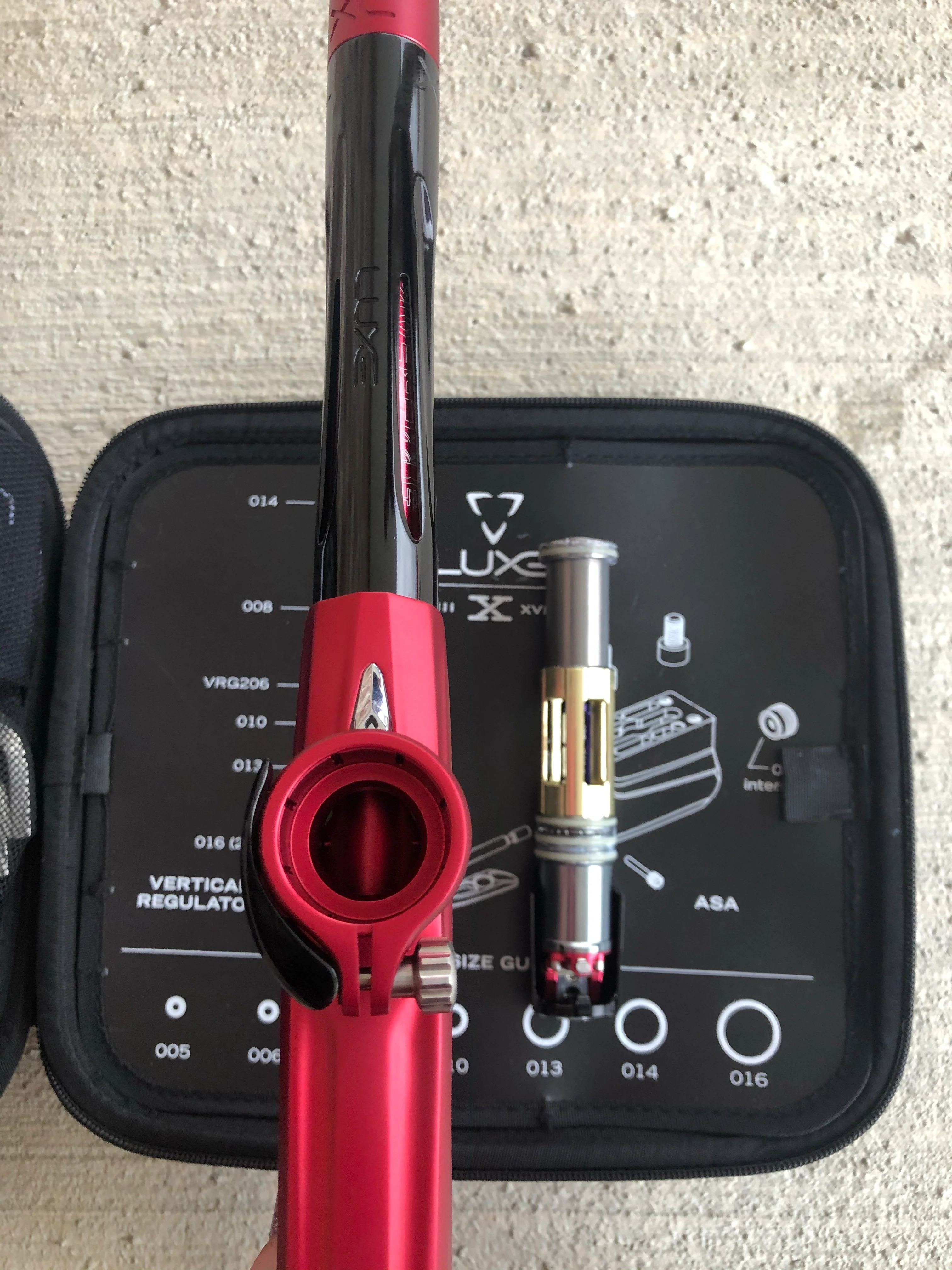 Used DLX Luxe X Paintball Gun - Dust Red - Image 7