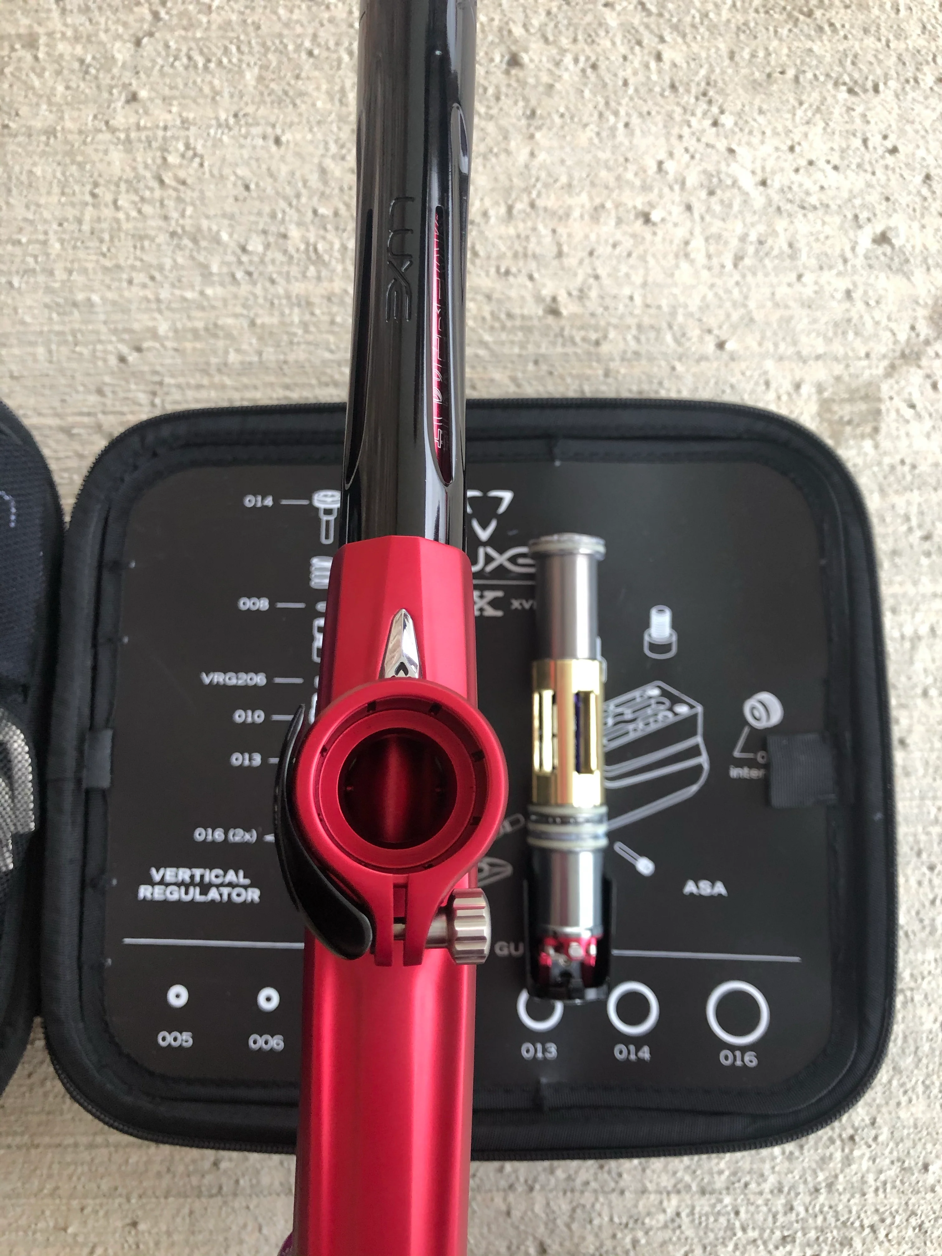 Used DLX Luxe X Paintball Gun - Dust Red - Image 8