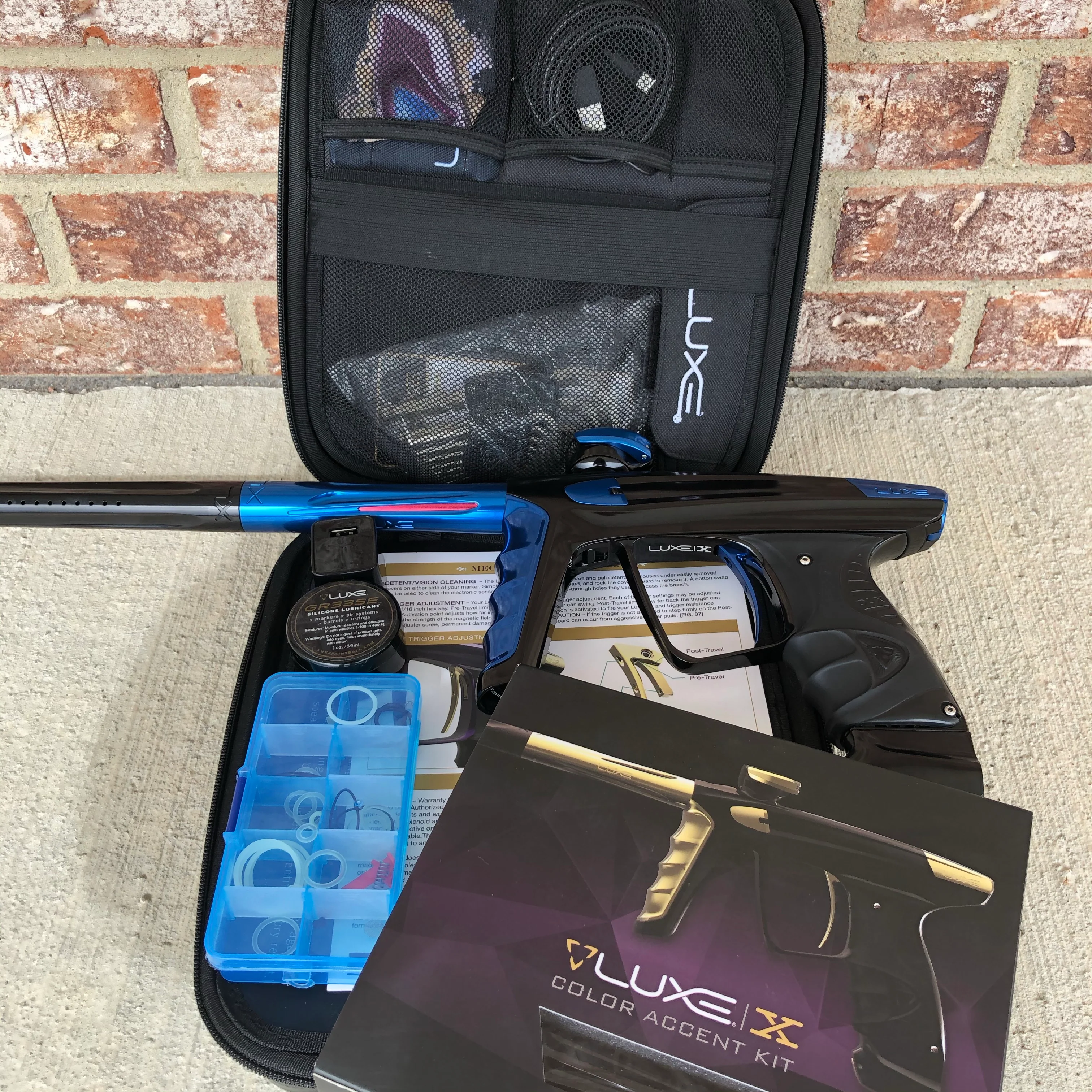 Used DLX Luxe X Paintball Gun - Gloss Black - Image 5