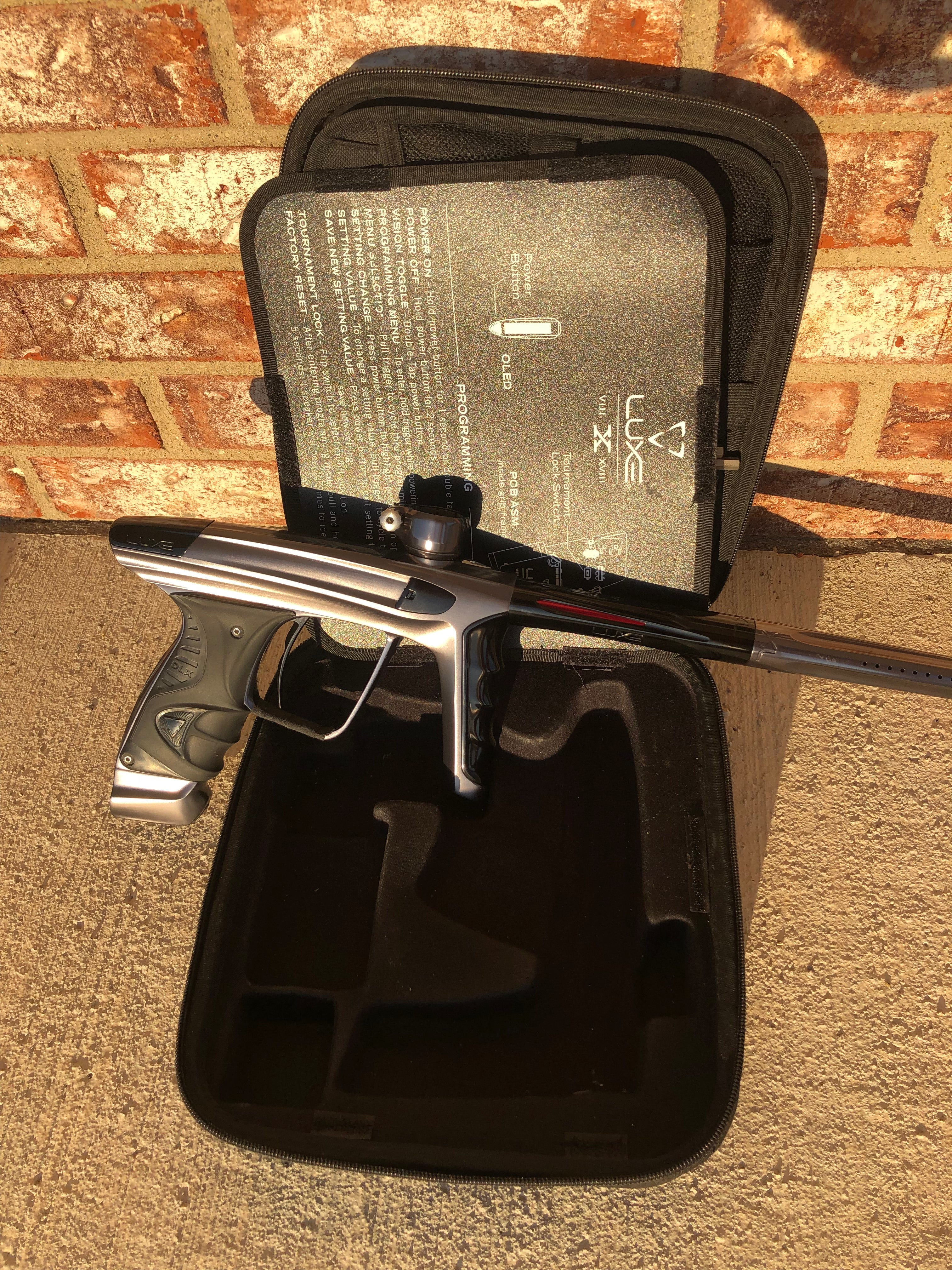 Used DLX Luxe X Paintball Gun - Pewter - Image 2