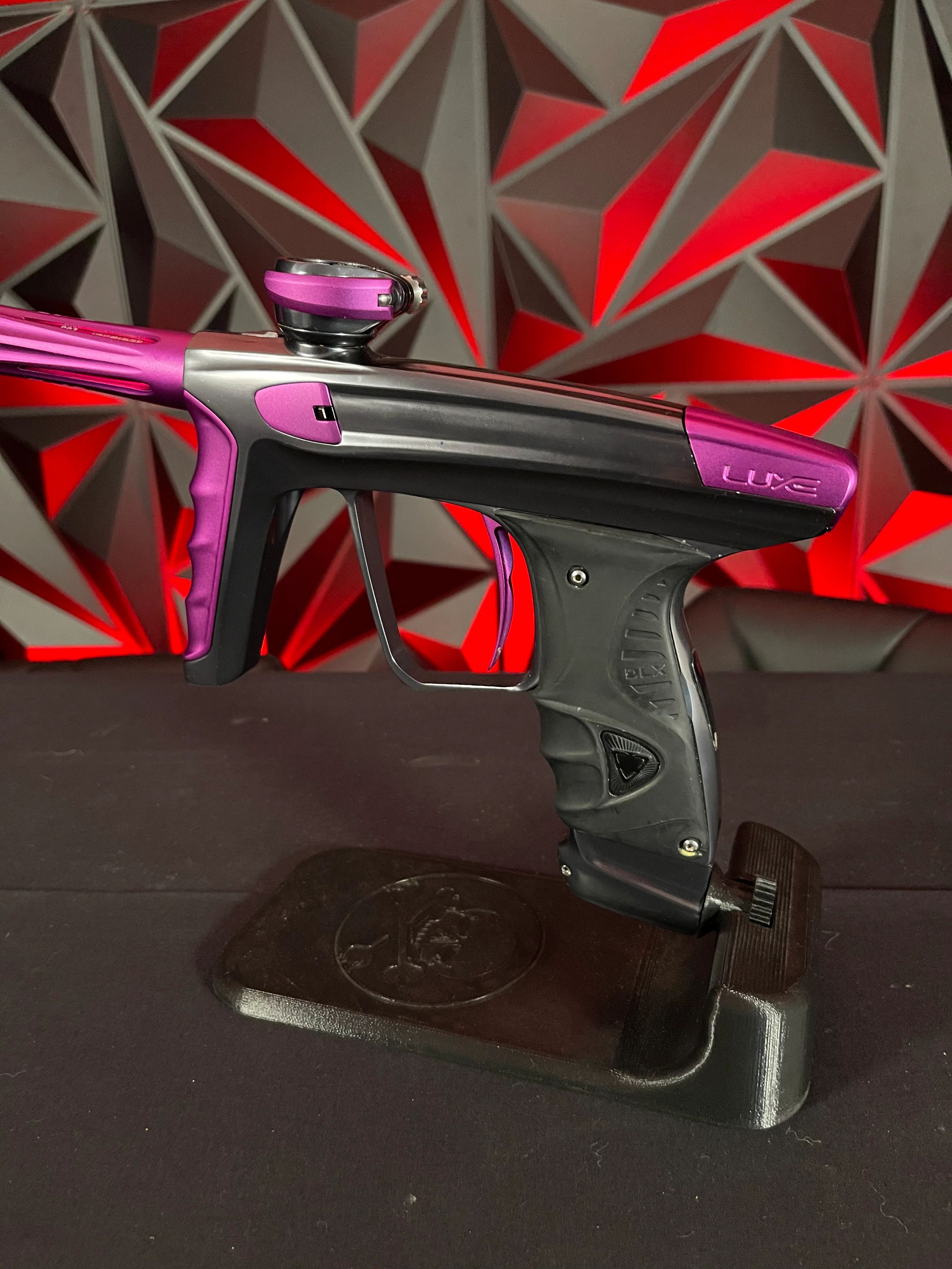 Used DLX Luxe X Paintball Gun - Pewter / Purple - Image 2