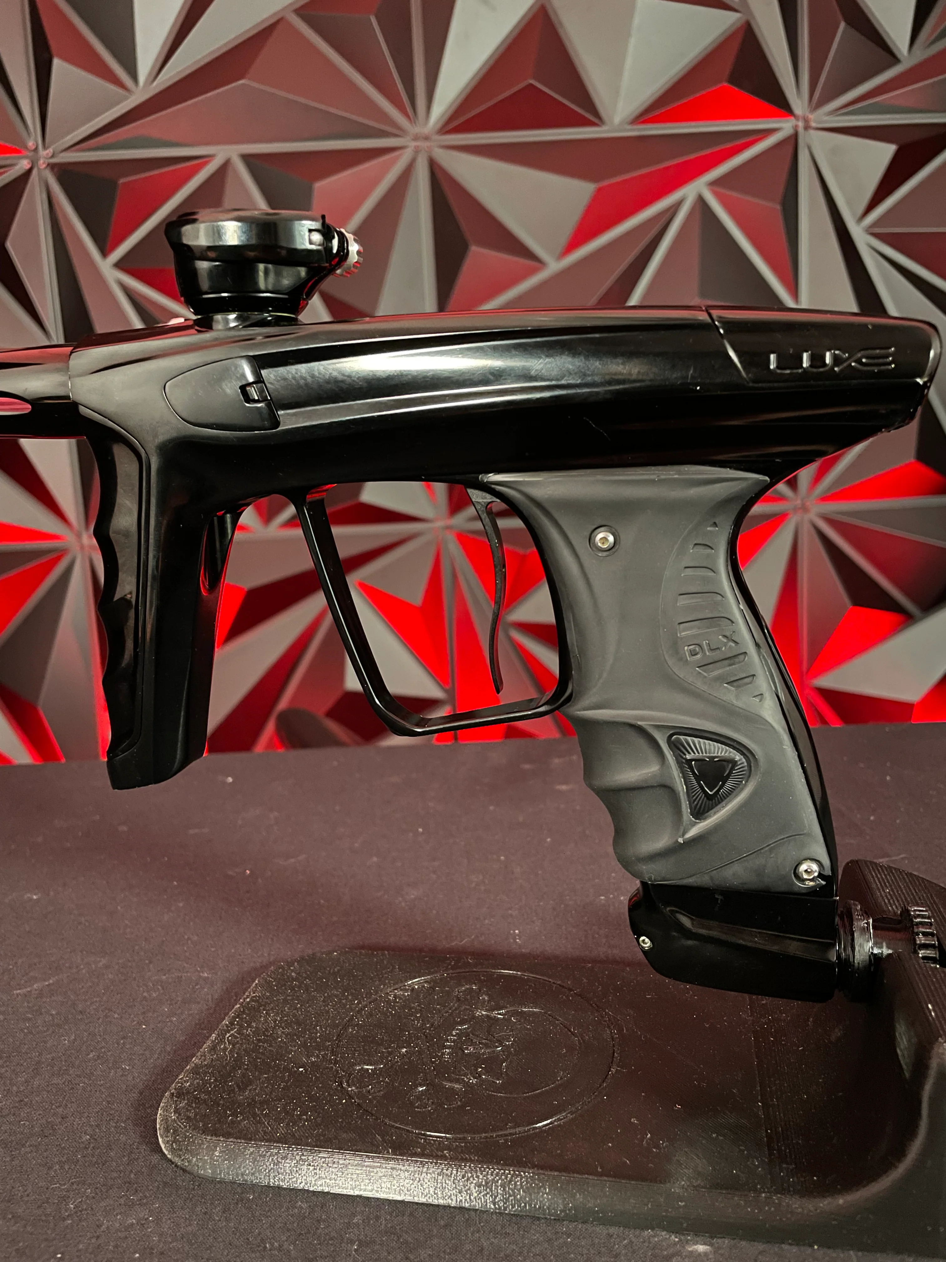 Used DLX Luxe X Paintball Gun - Polished Black - Image 2