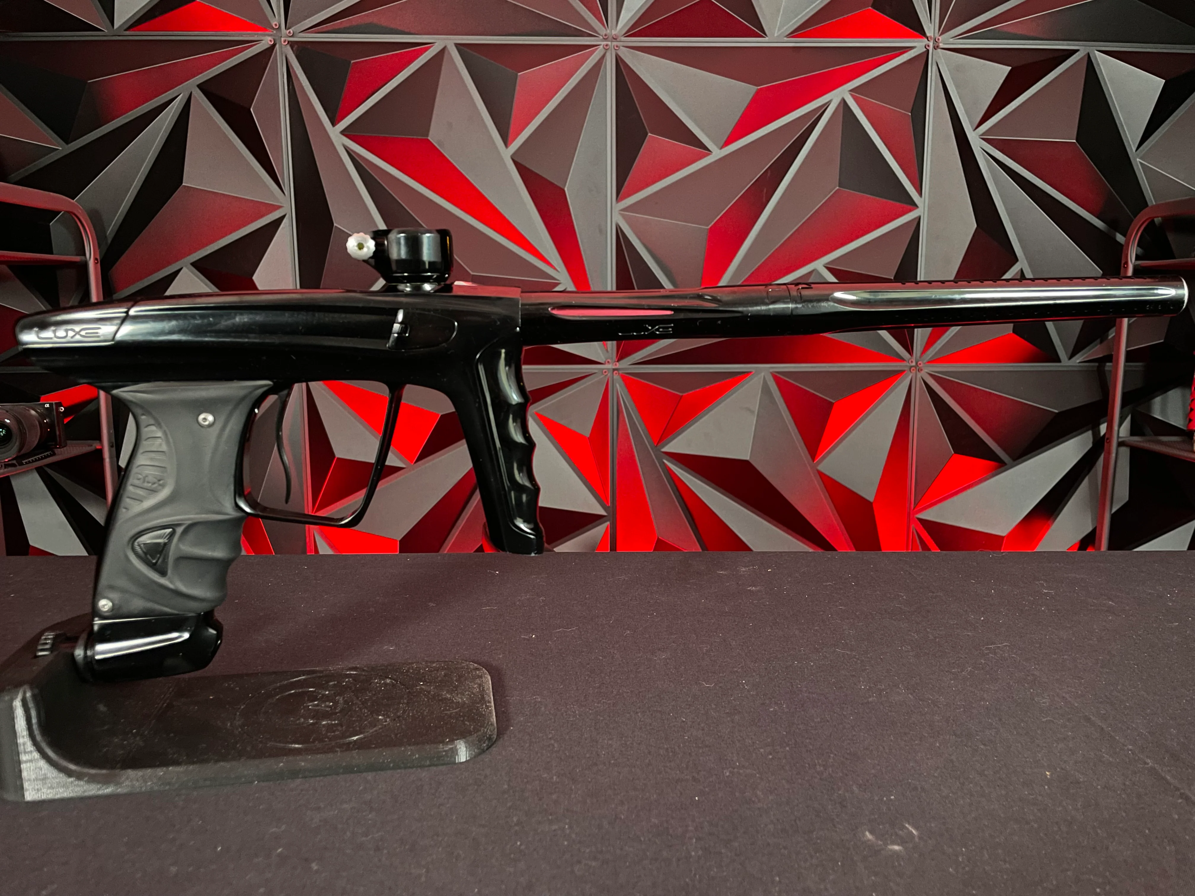 Used DLX Luxe X Paintball Gun - Polished Black - Image 5